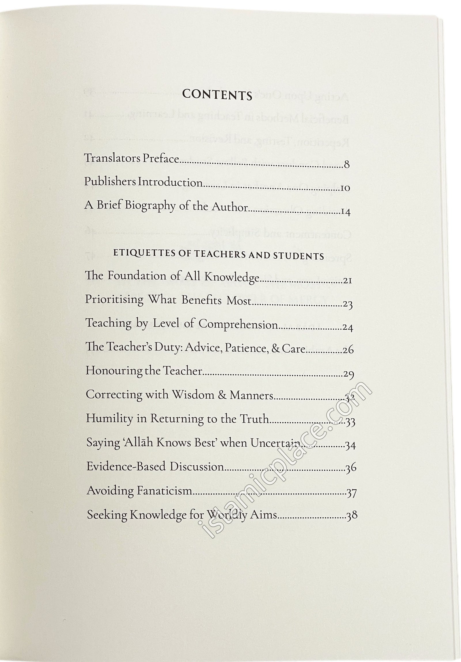 Etiquettes of Teachers and Students