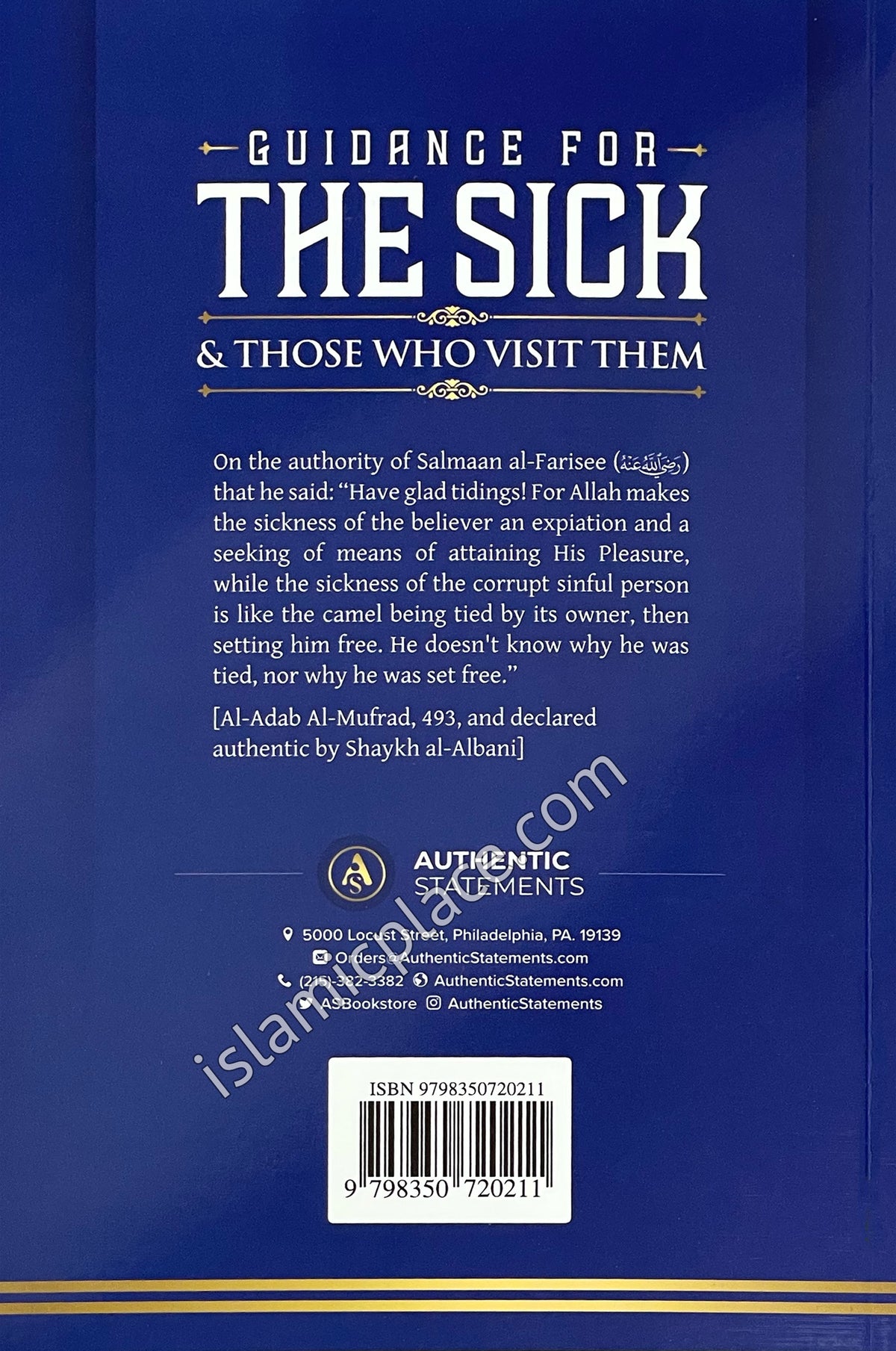 Guidance For the Sick & Those Who Visit Them