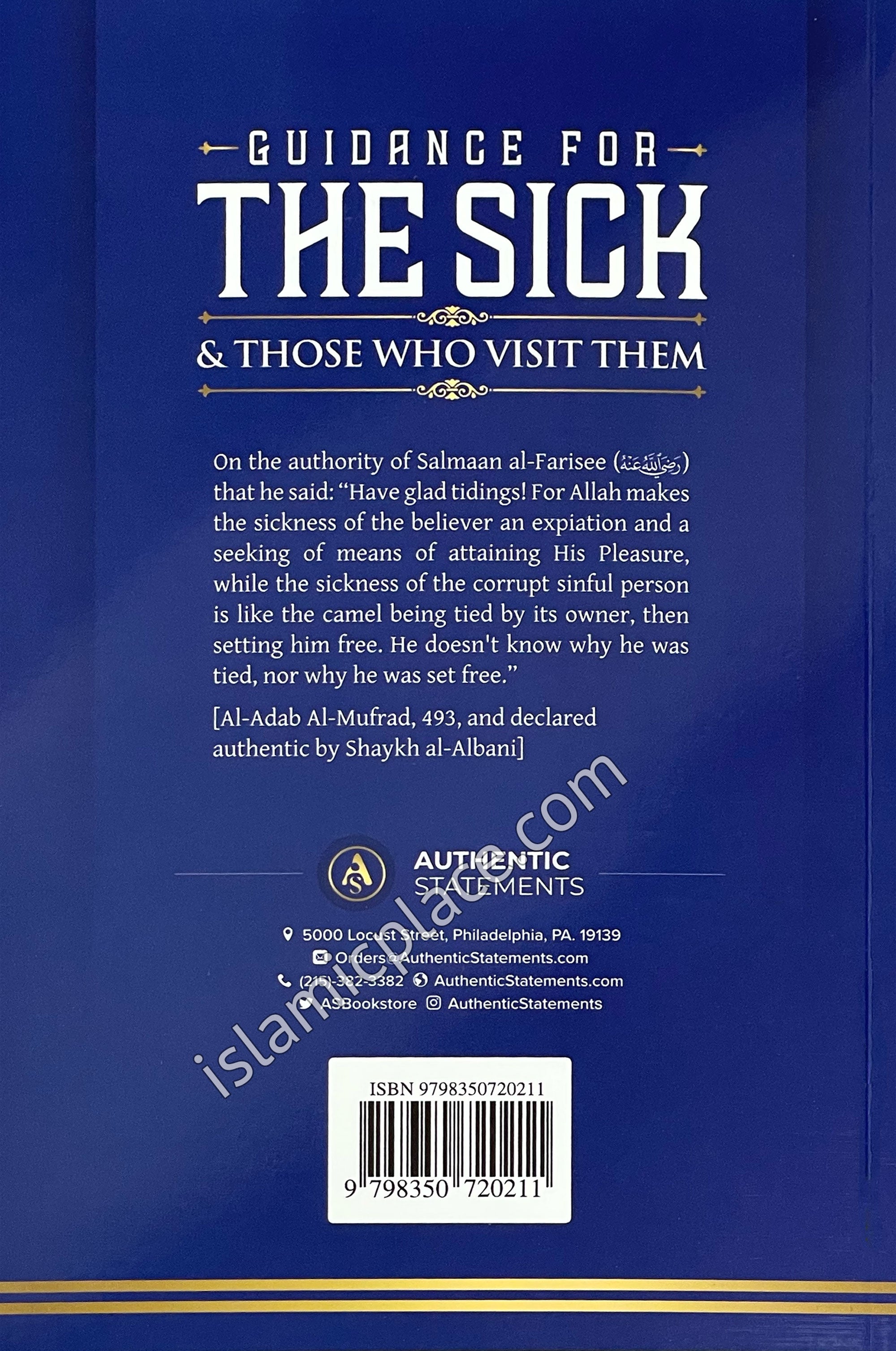 Guidance For the Sick & Those Who Visit Them