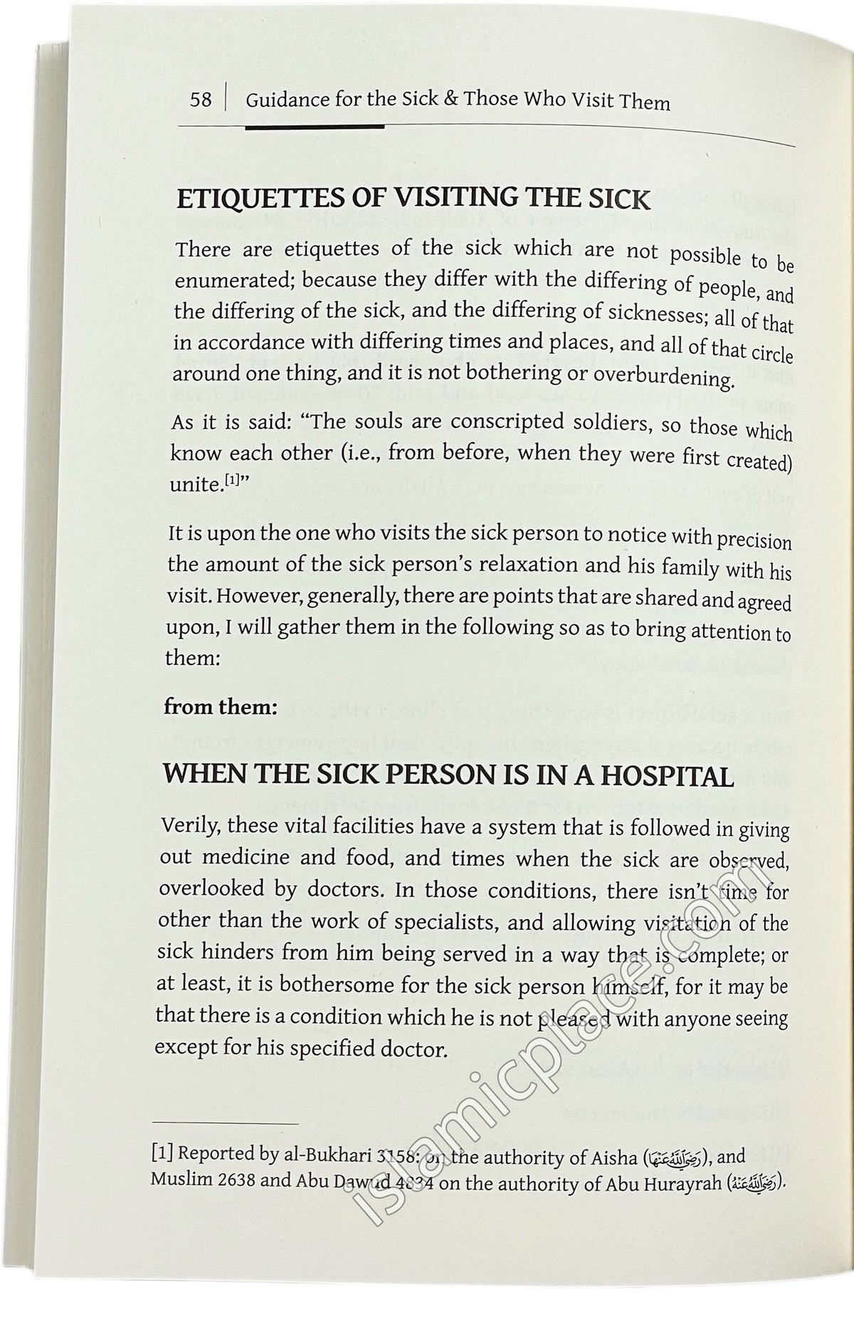 Guidance For the Sick & Those Who Visit Them
