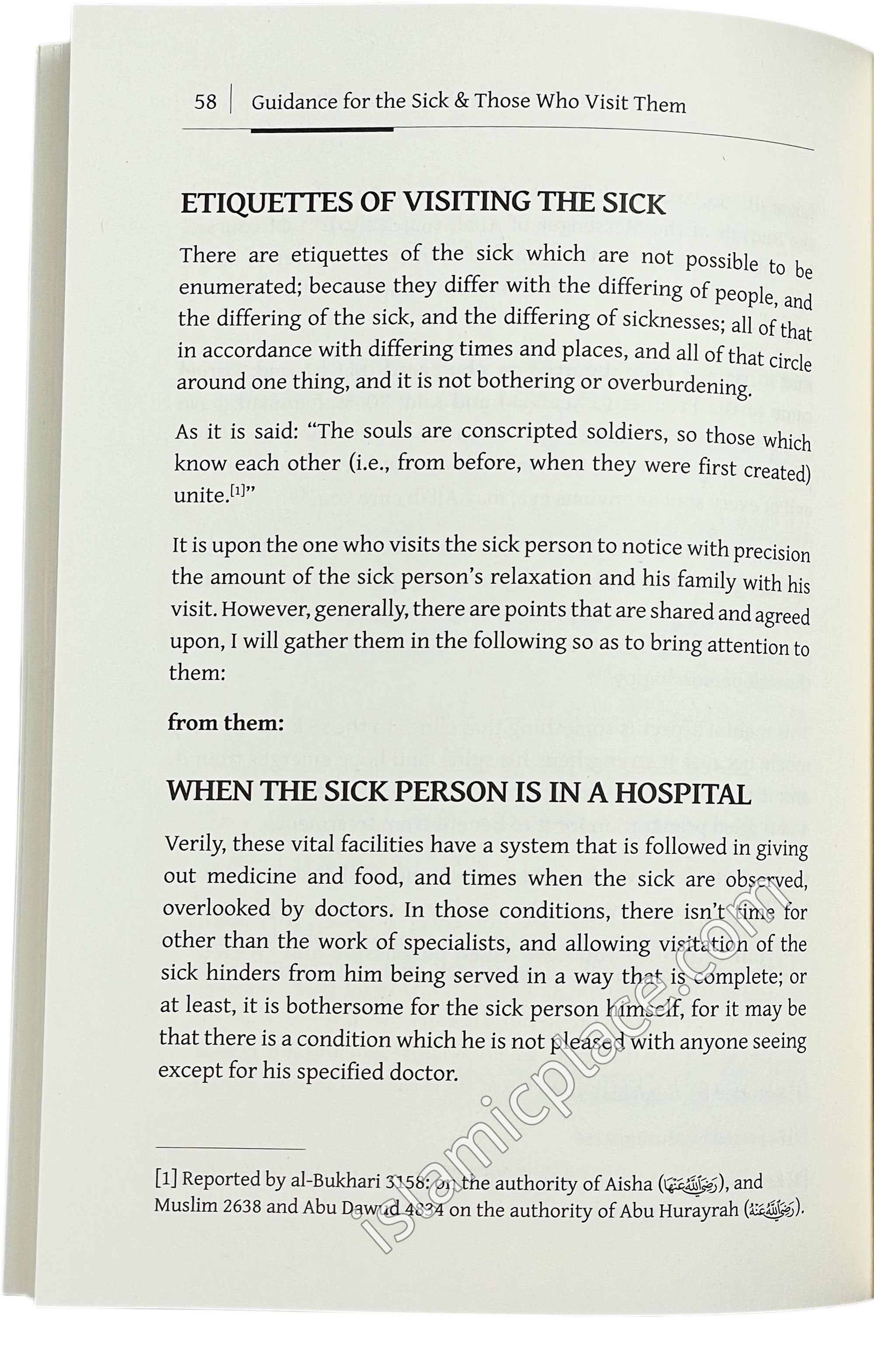 Guidance For the Sick & Those Who Visit Them