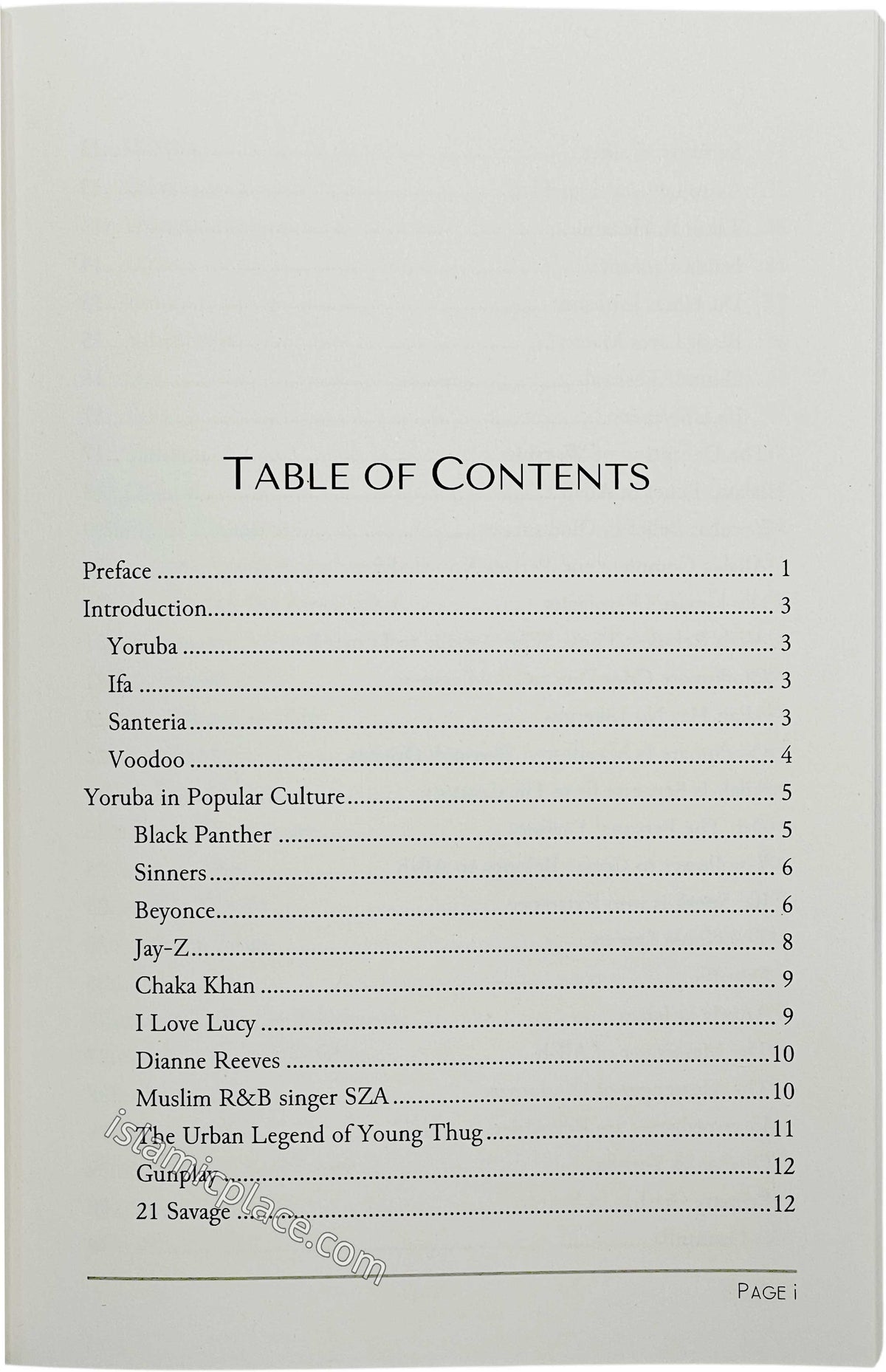 Yoruba and Ifa Polytheism in Light of Islamic Monotheism