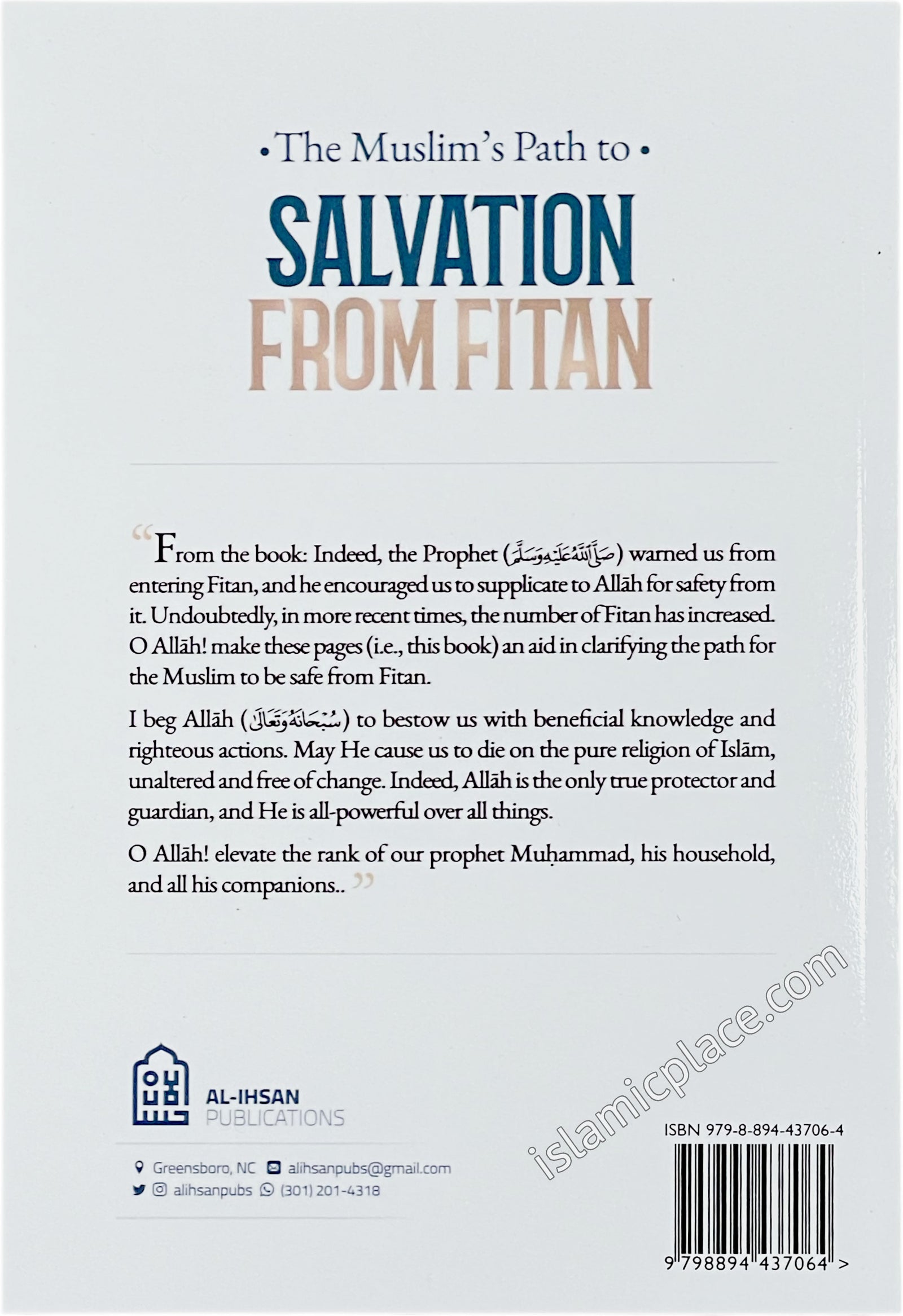 The Muslim's Path to Salvation from Fitan