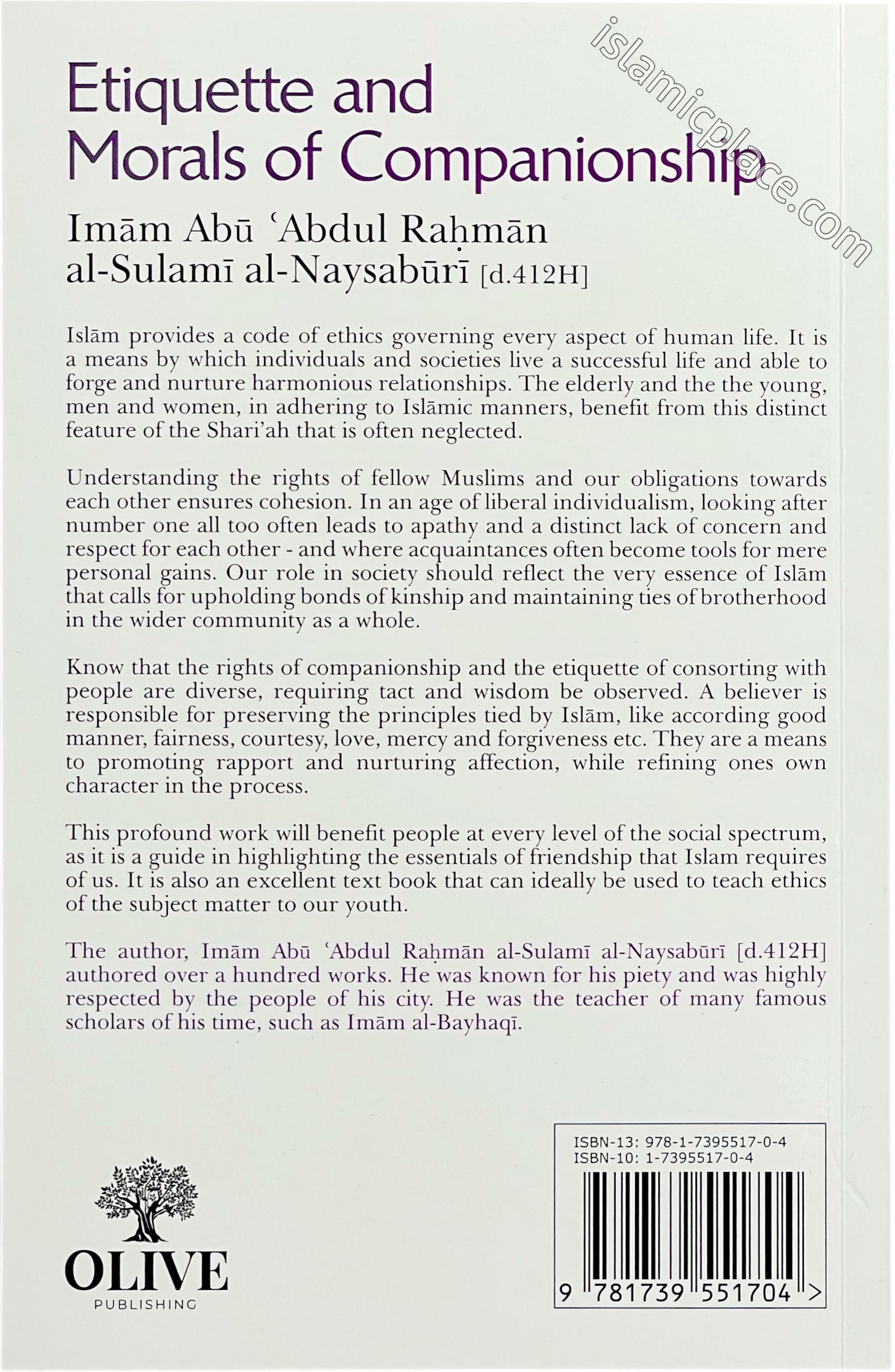 Etiqutte and Morals of Companionship