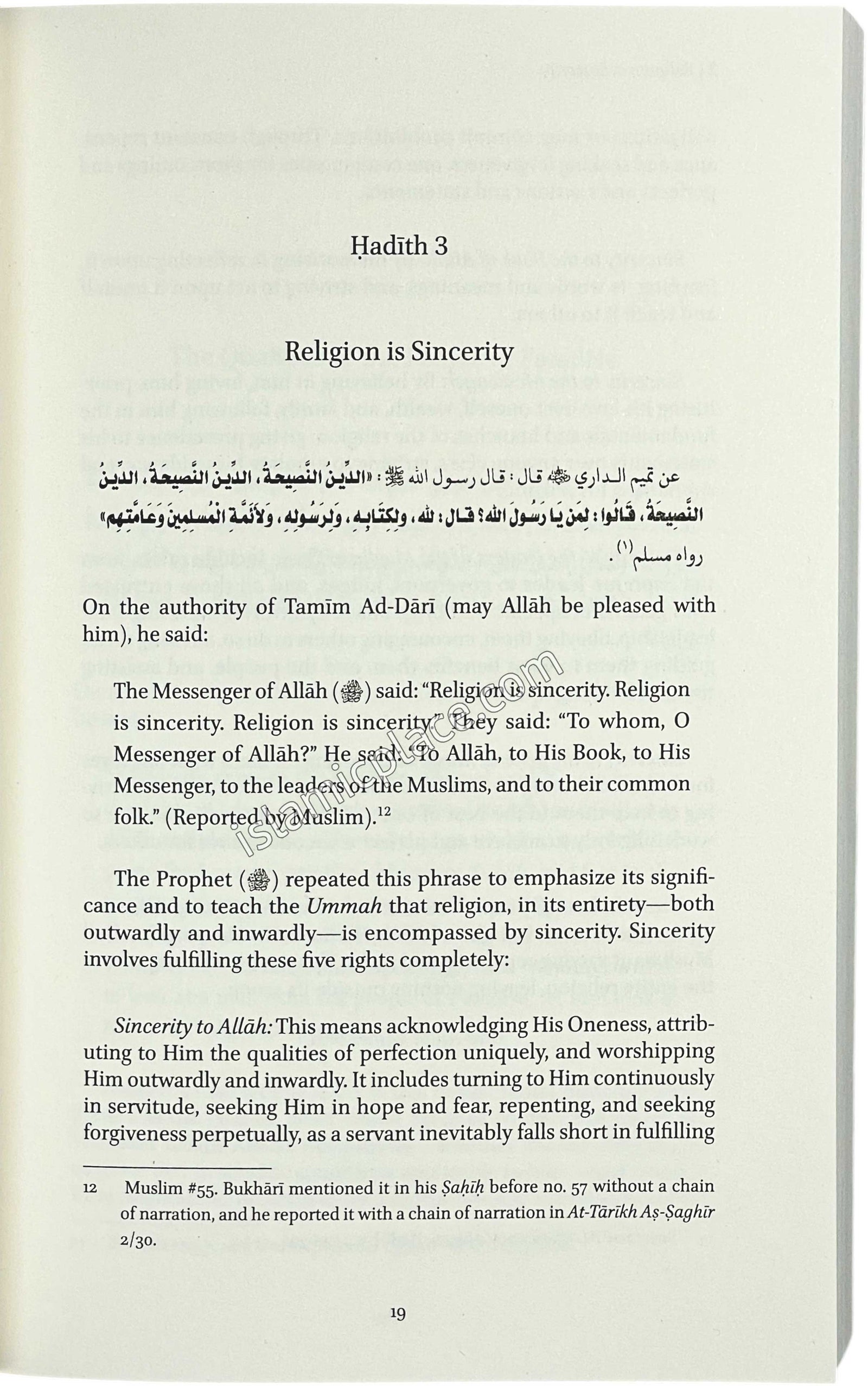 The Delight of the Righteous Hearts and the Comfort of Their Eyes - A Collection of 99 Hadiths with Commentary