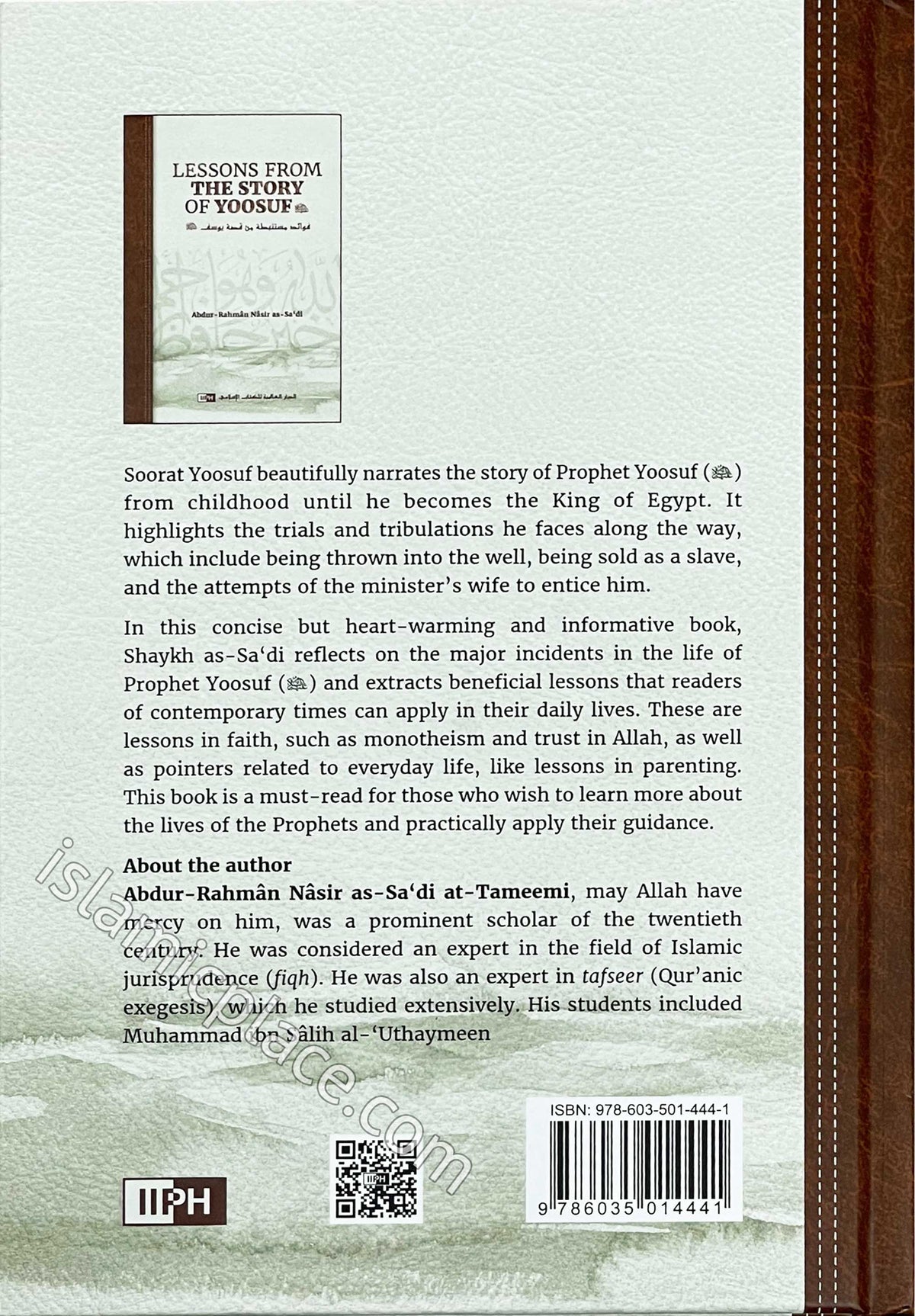 Lessons from The Store of Yoosuf by as-Sa'di