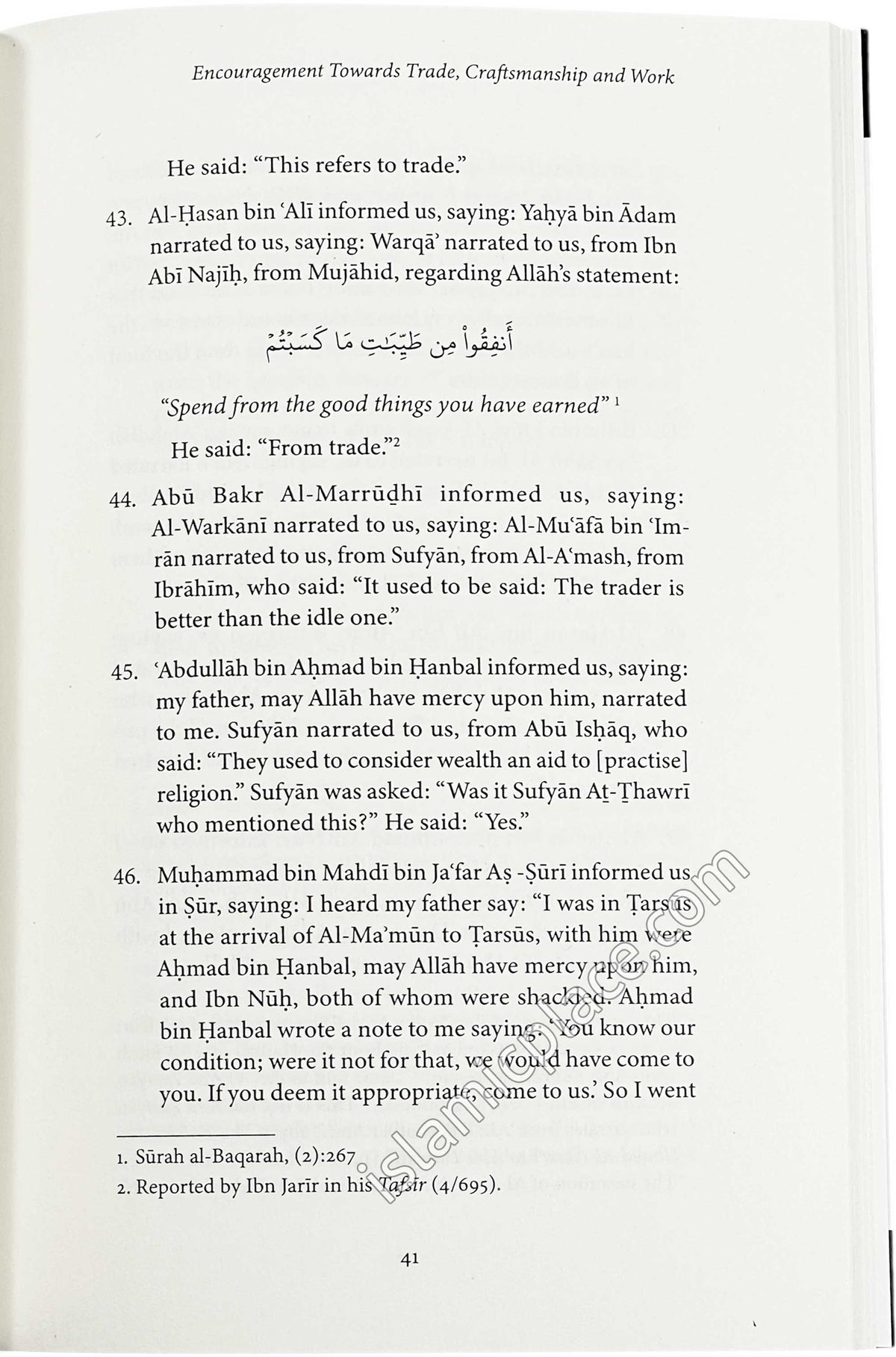 The Art of Trade, Craftmanship and Work in Islam - The Wholesome Way to Financial Independence