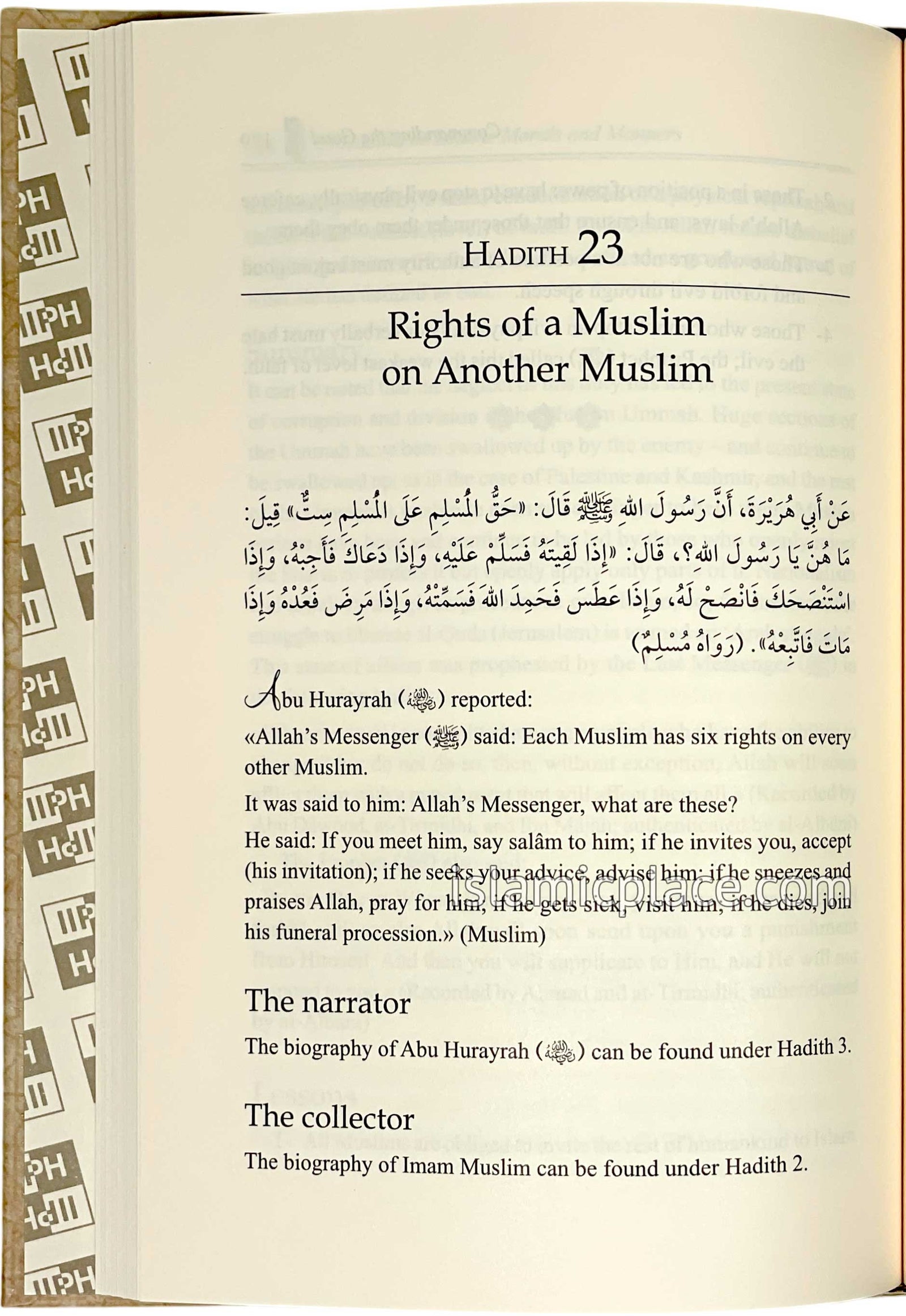 Thirty Hadiths on Islamic Morals and Manners
