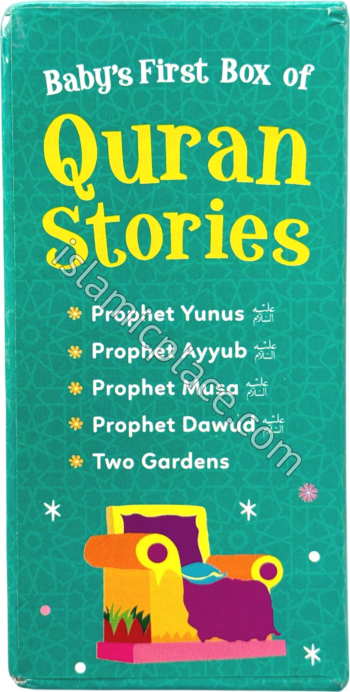 Baby's First Box of Quran Stories - vol 2 - set of 5 board books - Inspiring Quran Stories to Thank Allah for His Blessings