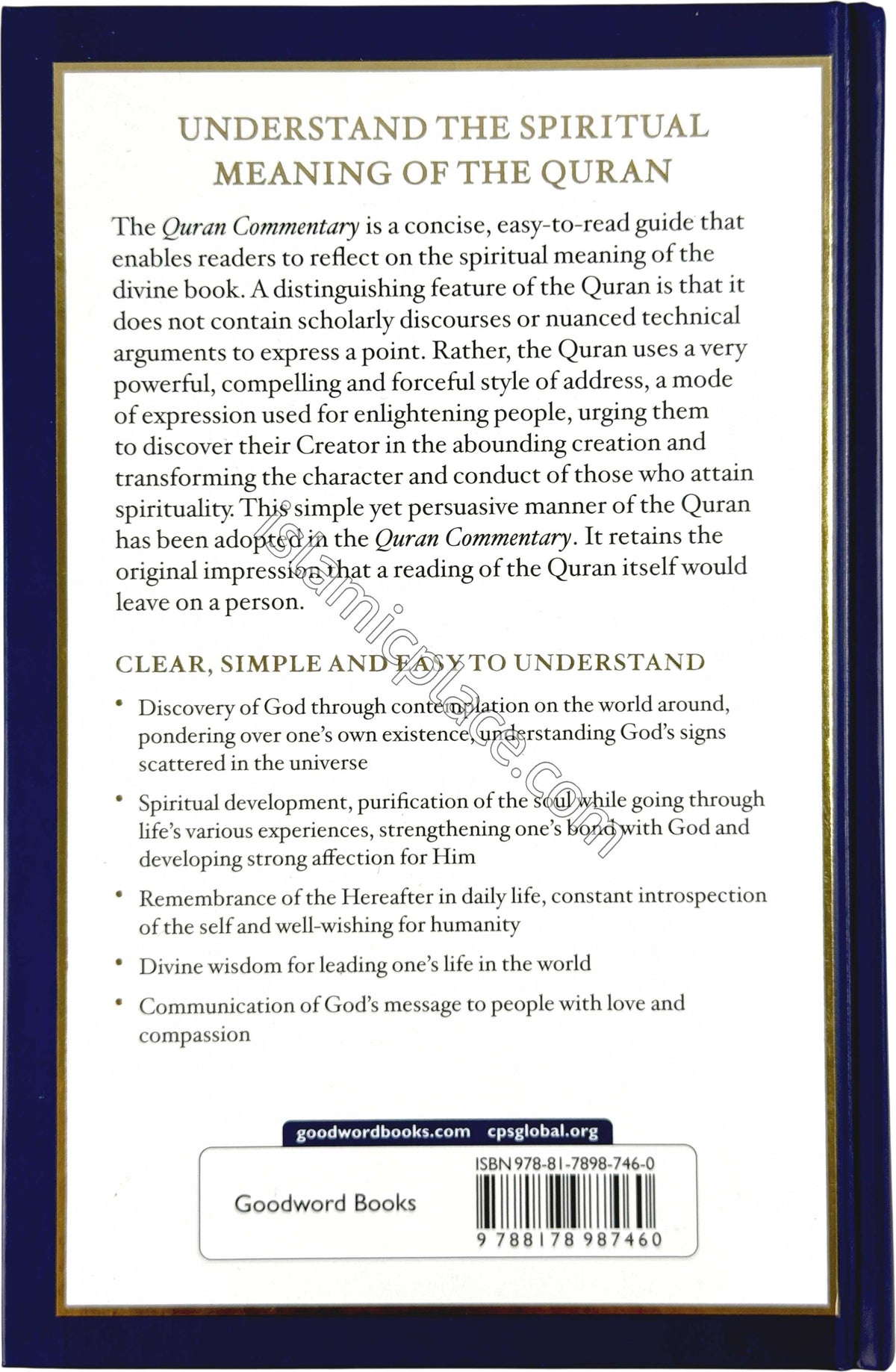 Quran - Translated by Maulana Wahiduddin Khan - Arabic, English and Commentary