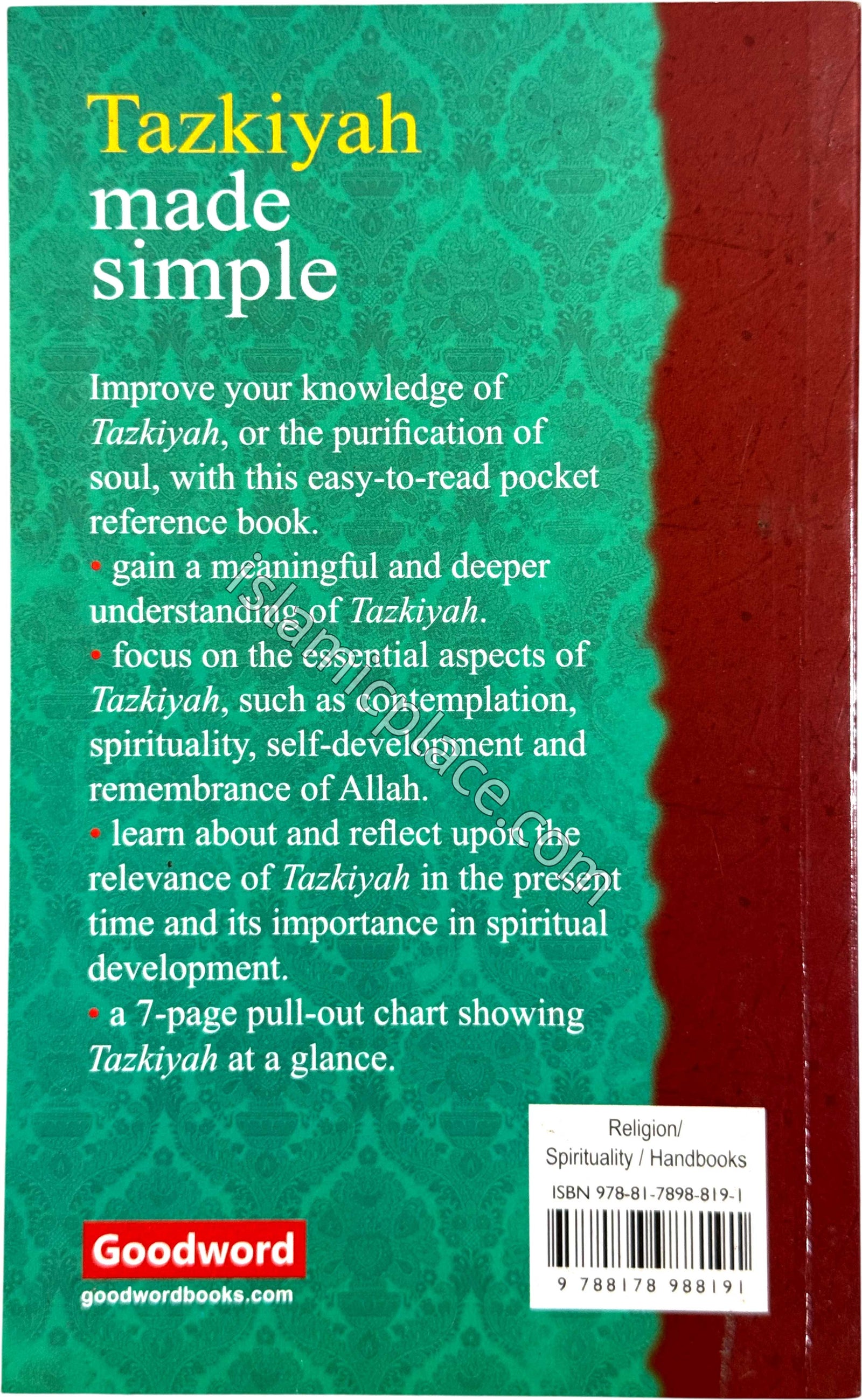Tazkiyah Made Simple - Tells about the purification of soul. A compact and informative guide