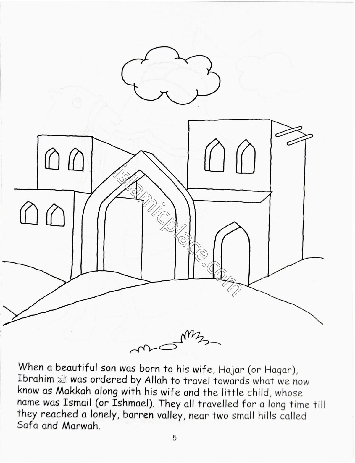 The Story of the Prophet Ibrahim (Coloring Book) Children's Stories from the Quran