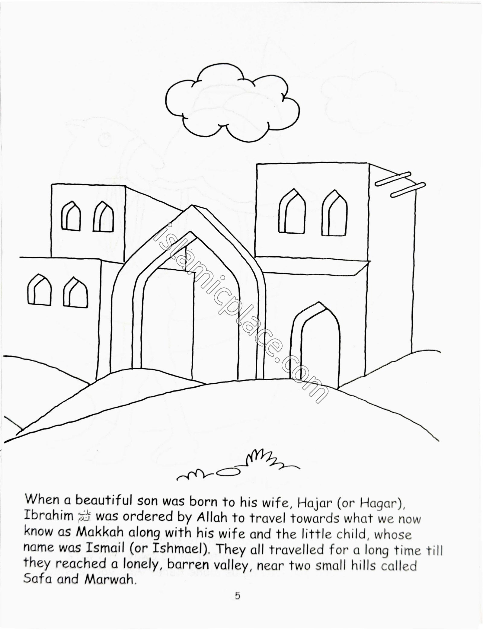 The Story of the Prophet Ibrahim (Coloring Book) Children's Stories from the Quran