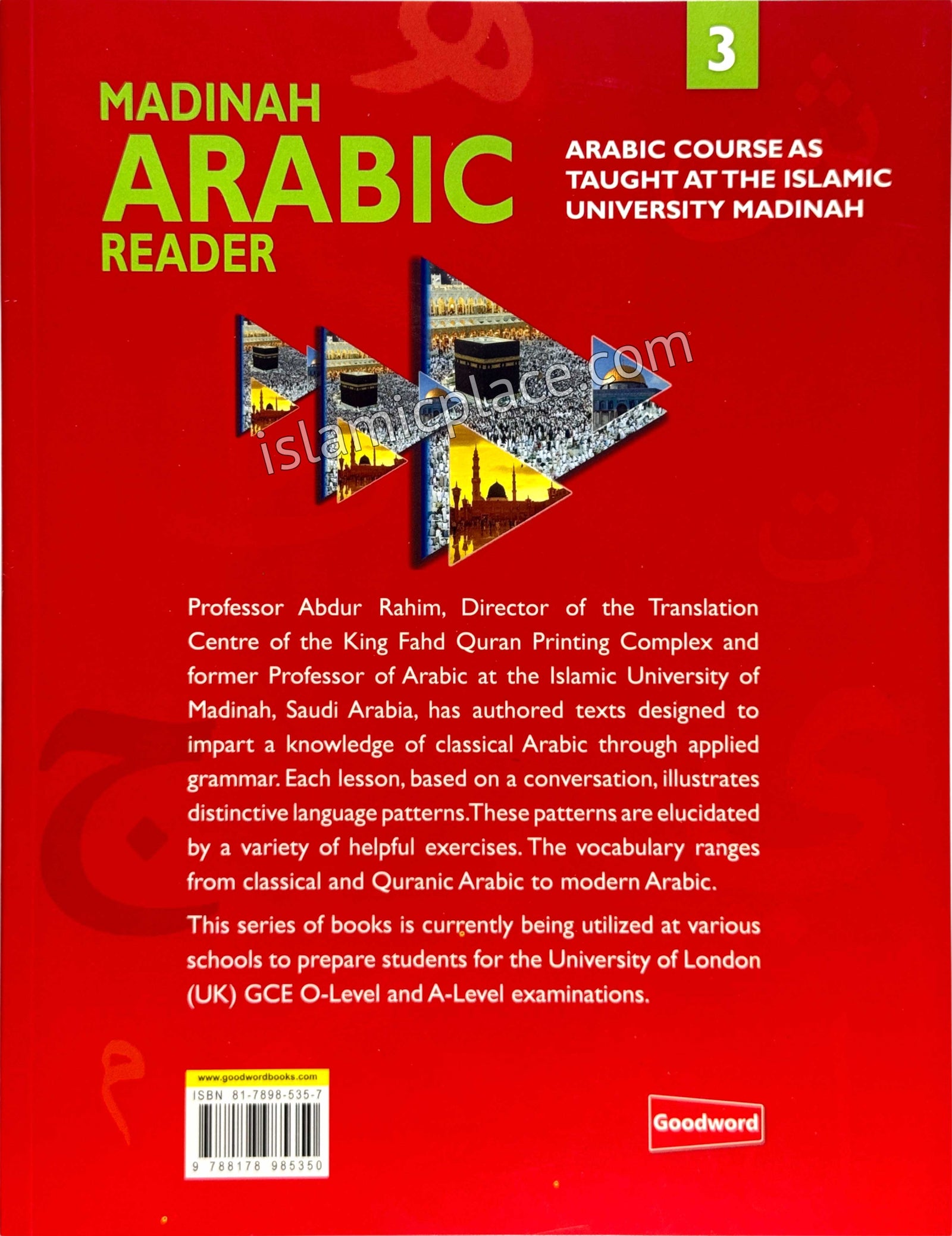 Madinah Arabic Reader Book 3 - Arabic Course as Taught at the Islamic University Madinah
