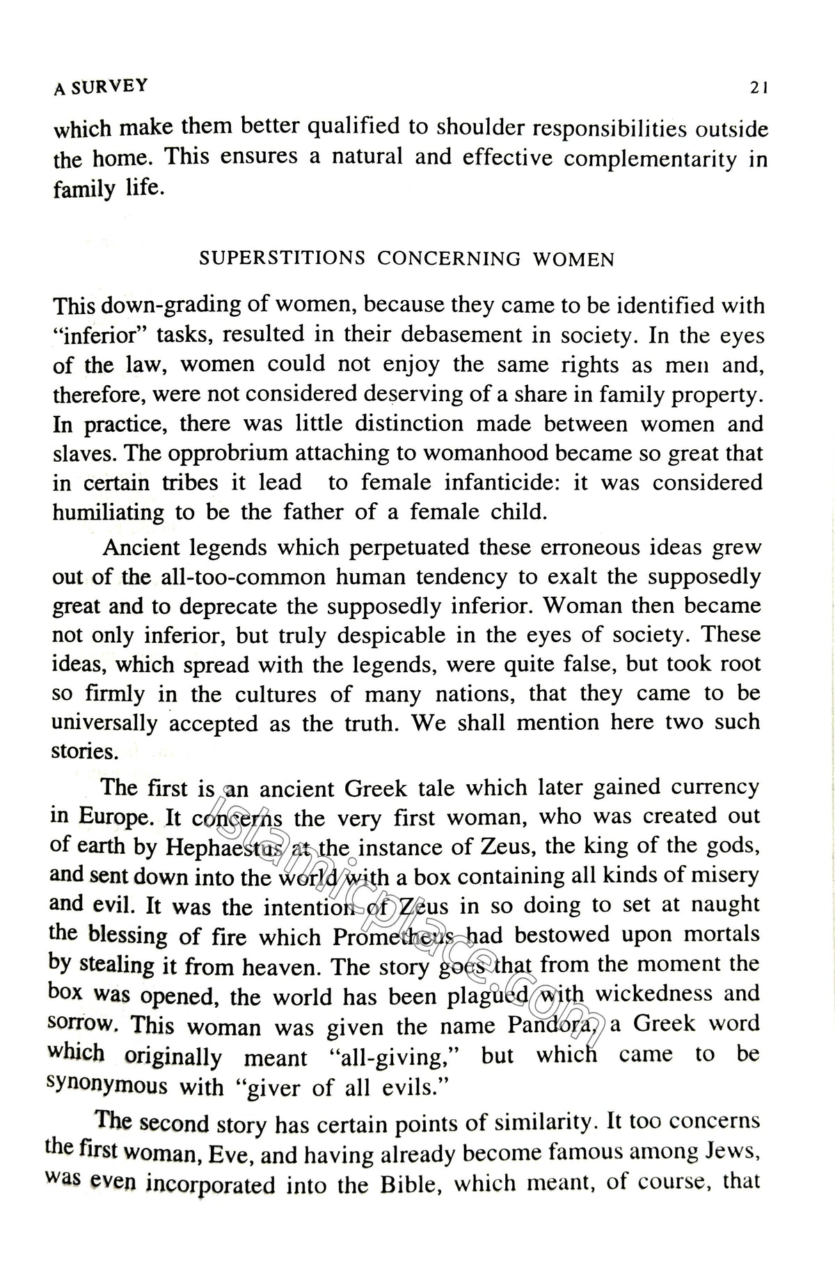Woman Between Islam and Western Society