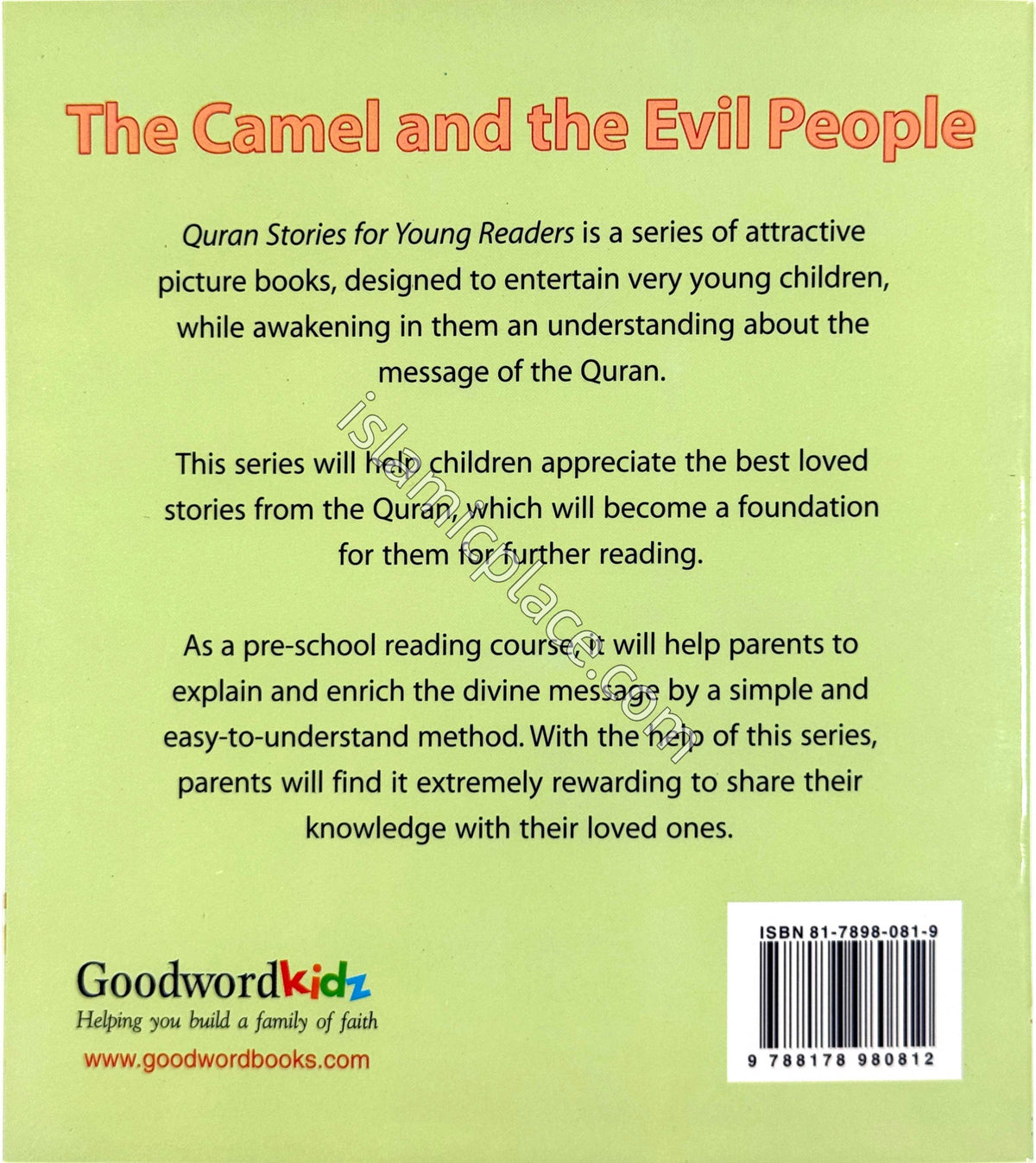 The Camel and the Evil People - Quran Stories for Young Readers