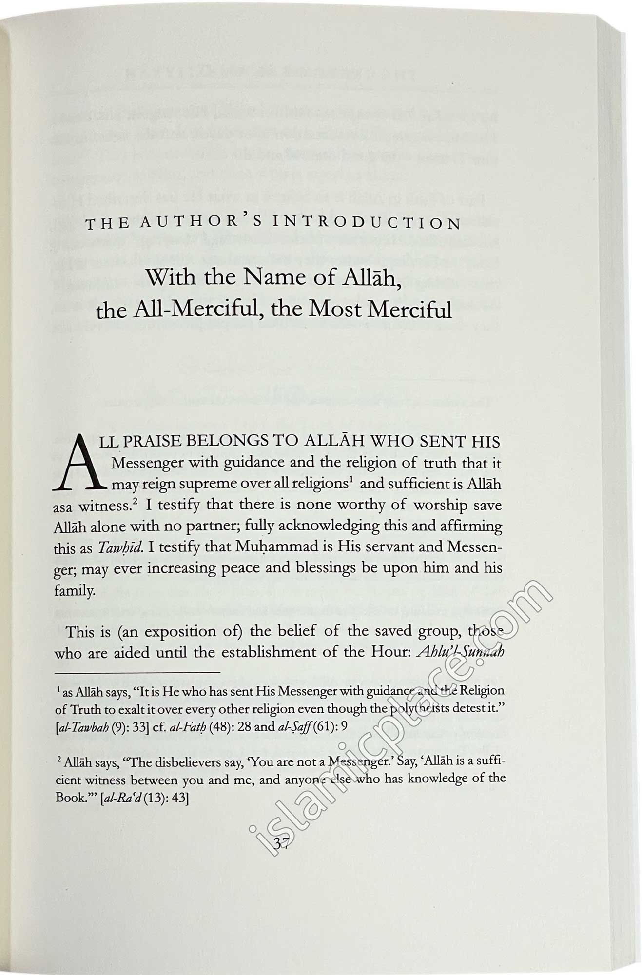 The Creed of Al-Wasitiyyah: being a translation of al-Aqidah al-Wasitiyyah