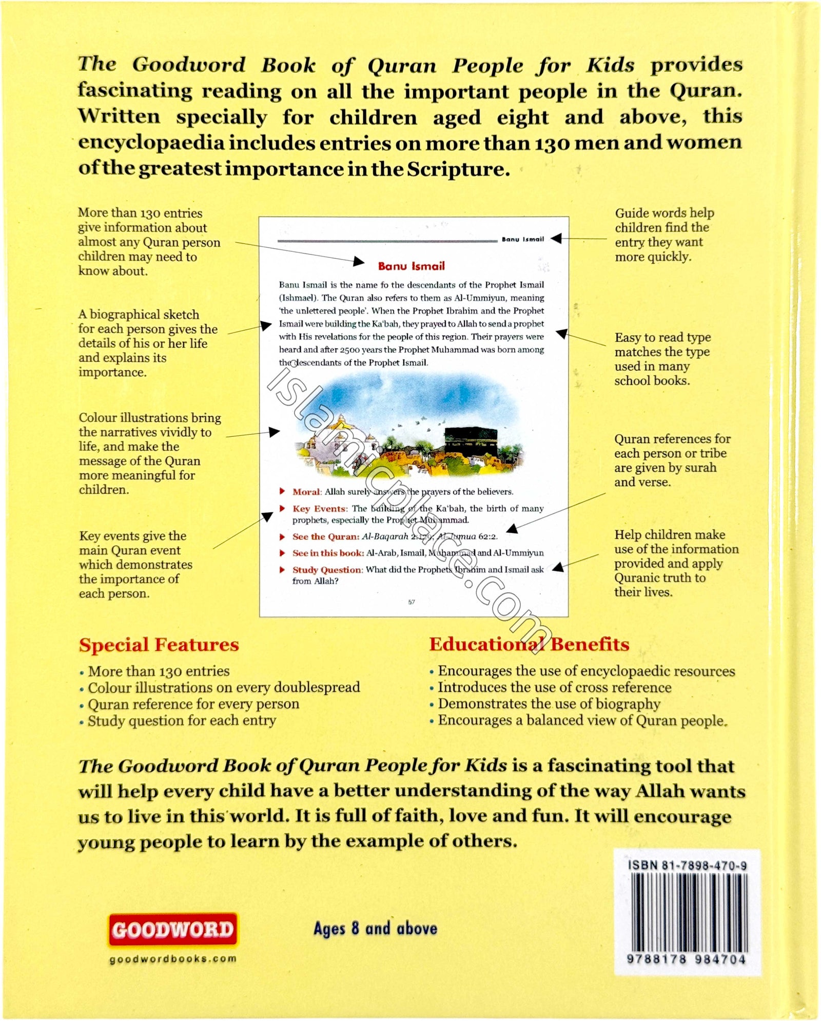The Goodword Book of Quran People for Kids - A fascinating handbook to all the key people in the Quran (Hardback)