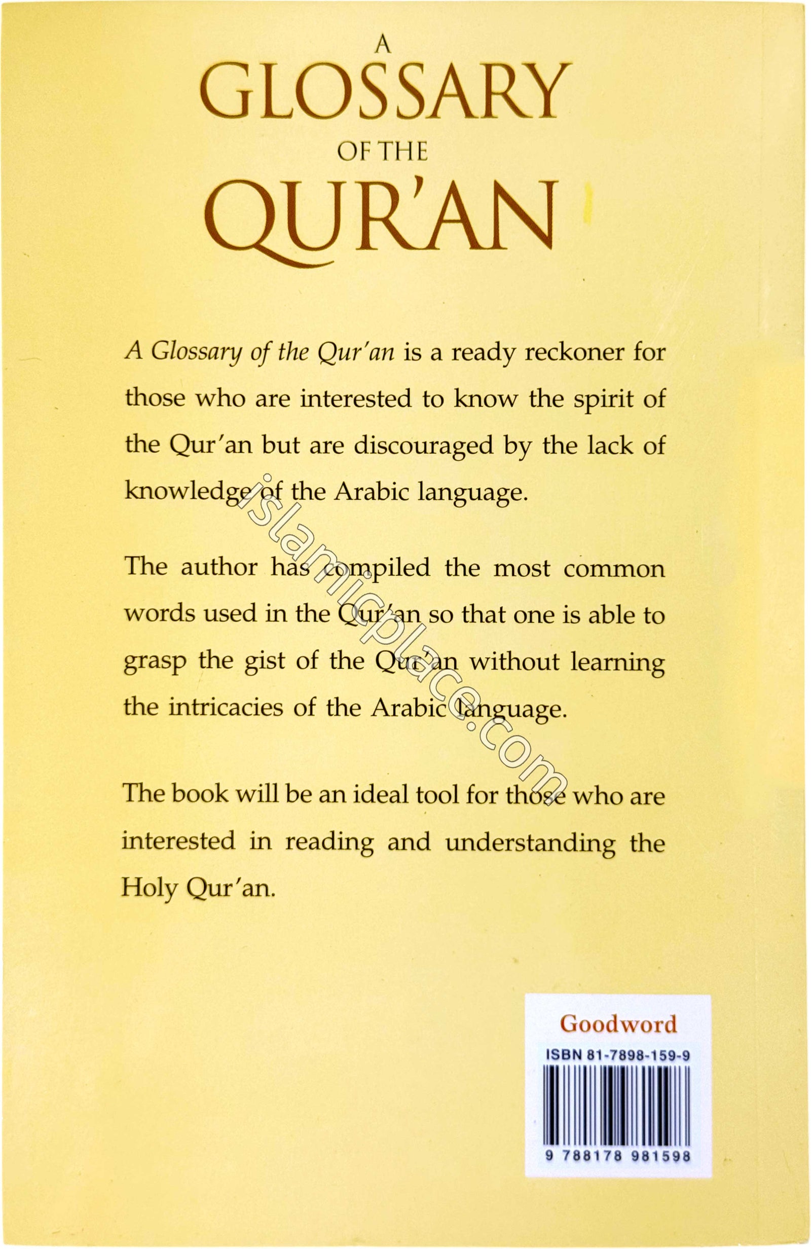 A Glossary of the Qur'an