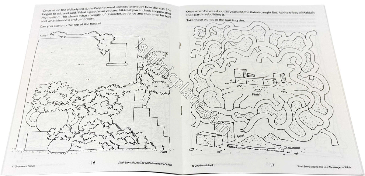 The Last Messenger of Allah - Sirah Story Mazes - Fun to color and do