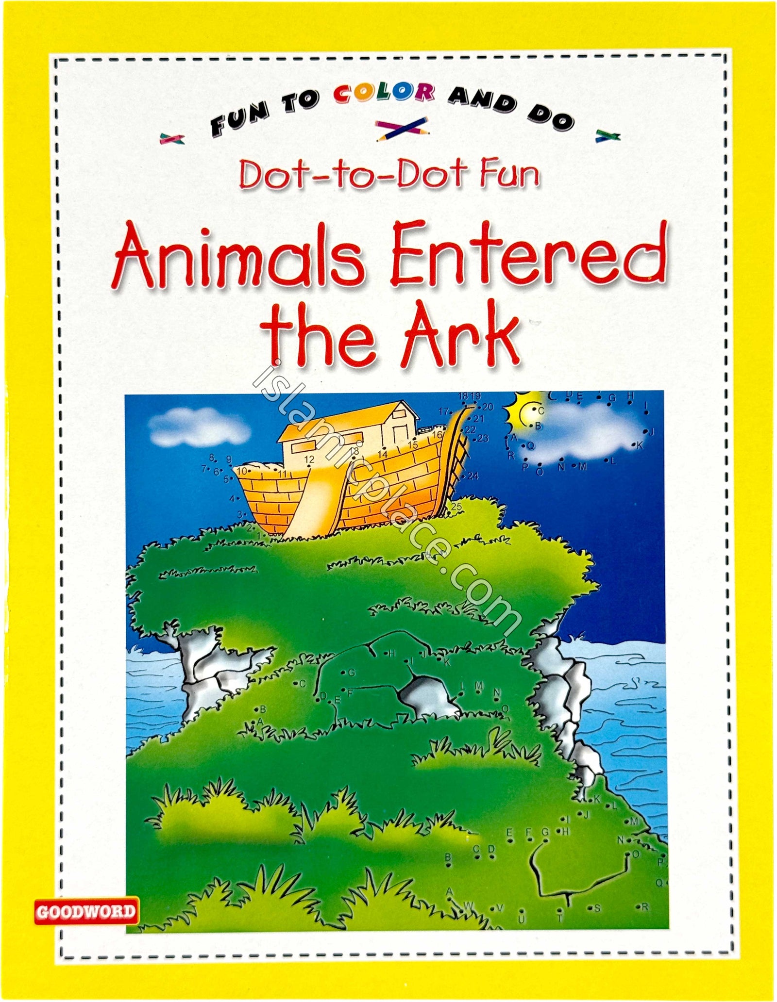 Animals Entered the Ark - Dot-to-Dot-Fun - Fun to color and do
