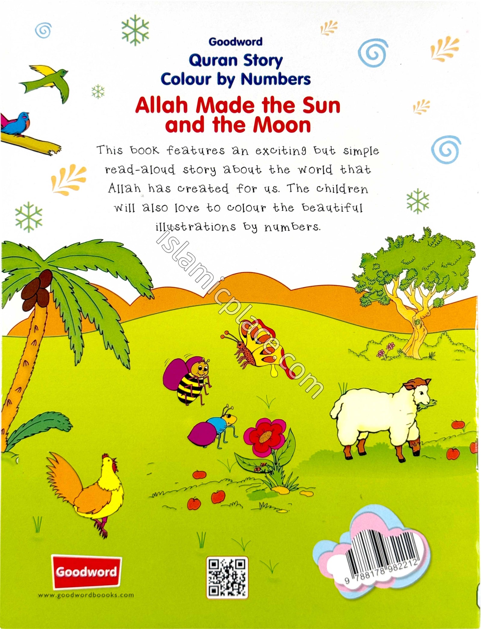 Allah Made the Sun and the Moon - Quran Story Color by Numbers