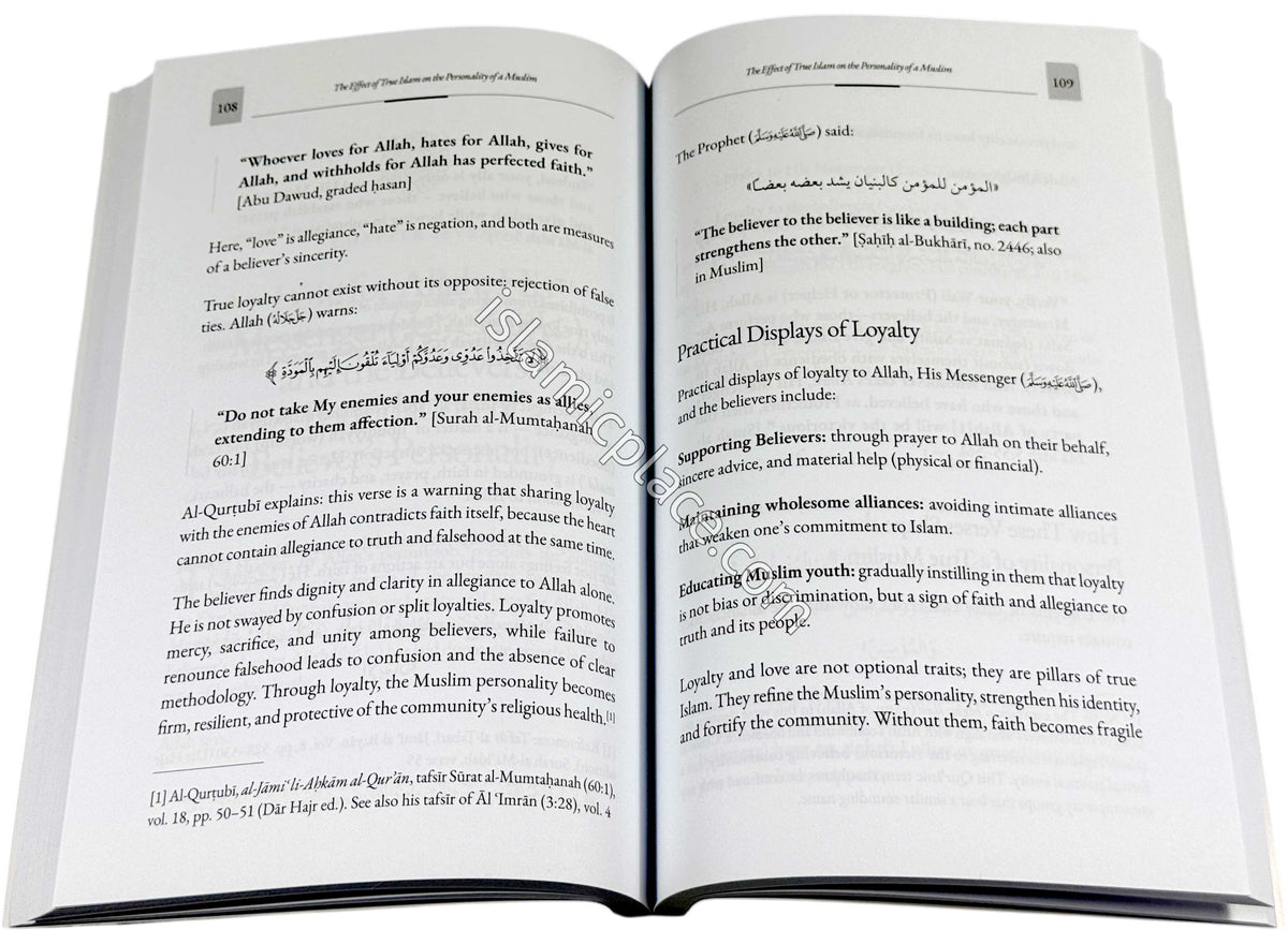 The Effect of True Islam on the Personality of a Muslim