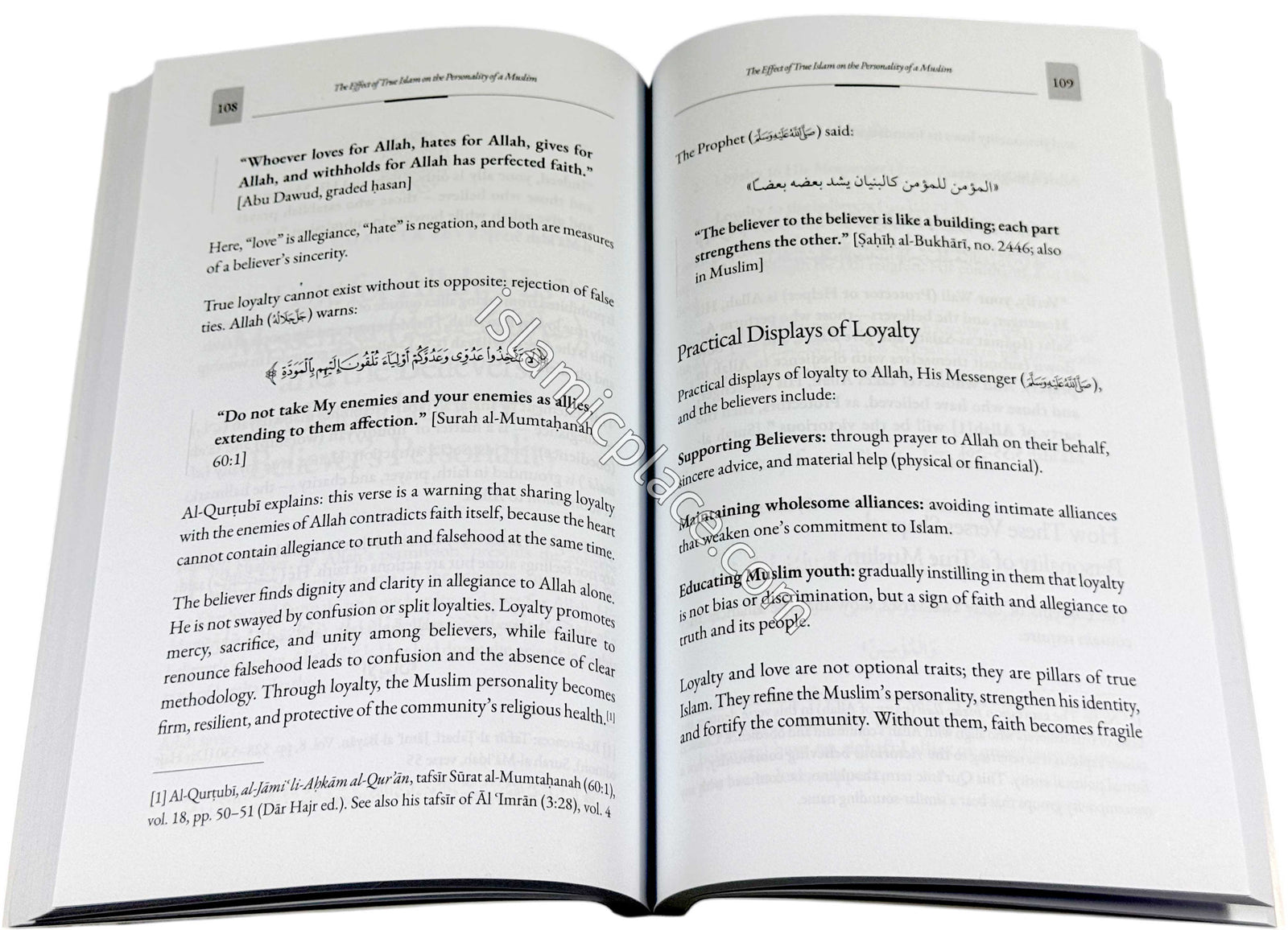 The Effect of True Islam on the Personality of a Muslim