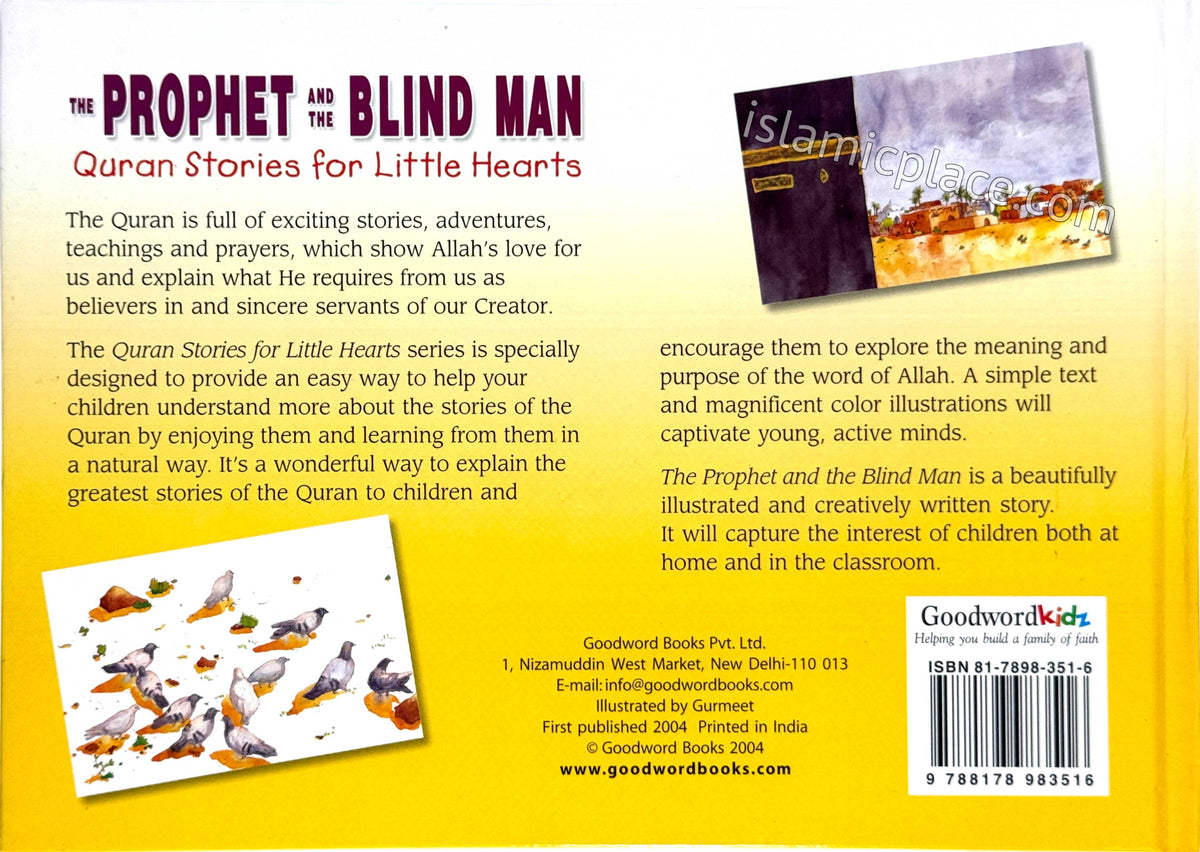 The Prophet and the Blind Man - Quran Stories for Little Hearts (Hardback)