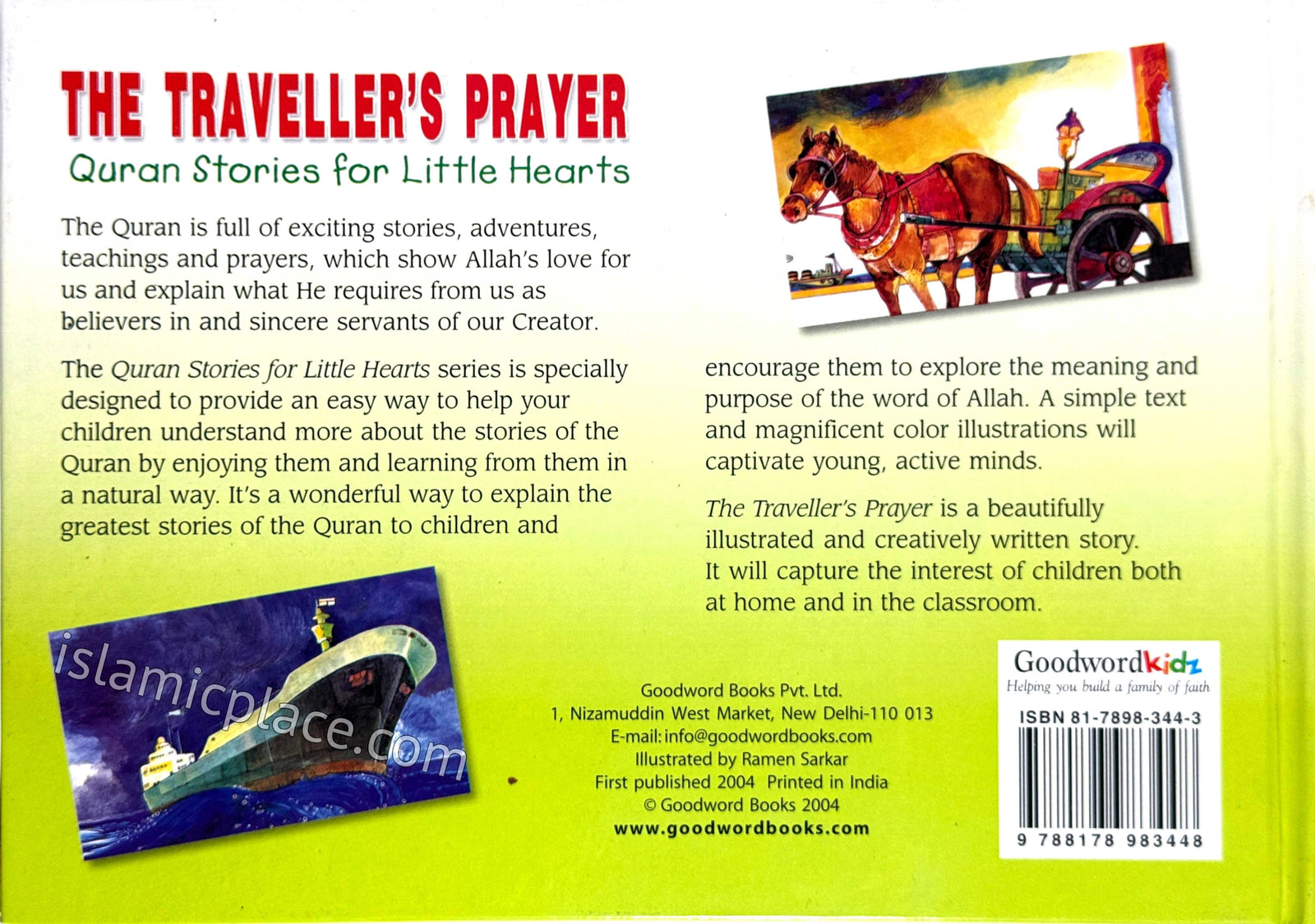 The Traveller's Prayer - Quran Stories for Little Hearts (Hardback)