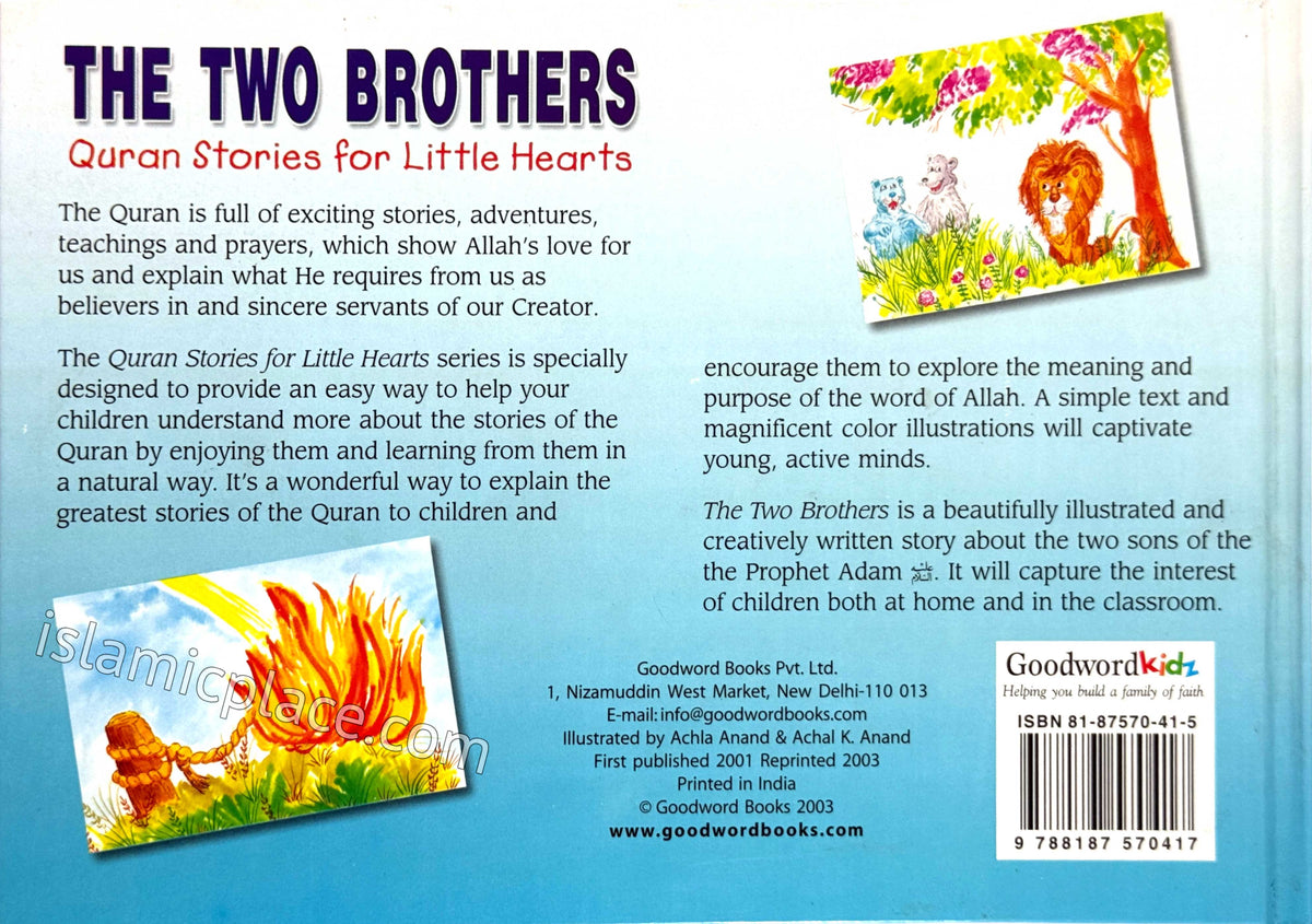 The Two Brothers - Quran Stories for Little Hearts (Hardback)