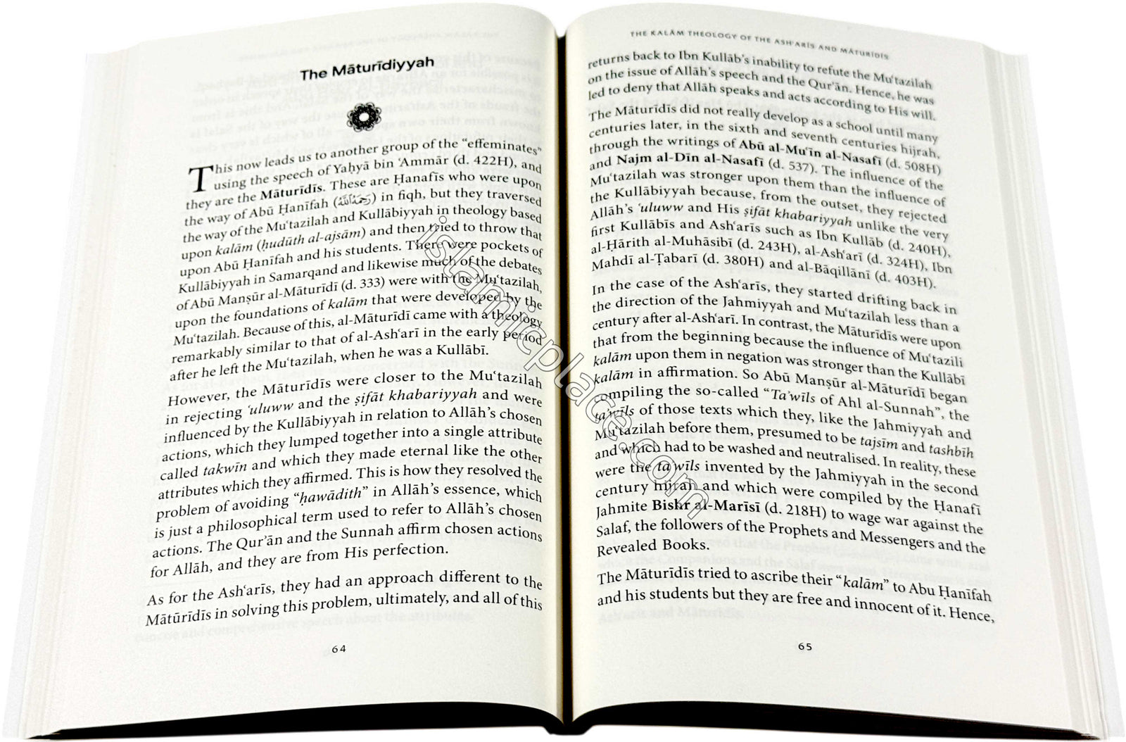The History & Origins of the Kalam Theology of the Asharis and Maturidis - A Useful Handbook of Historical Facts and Concealed Realities