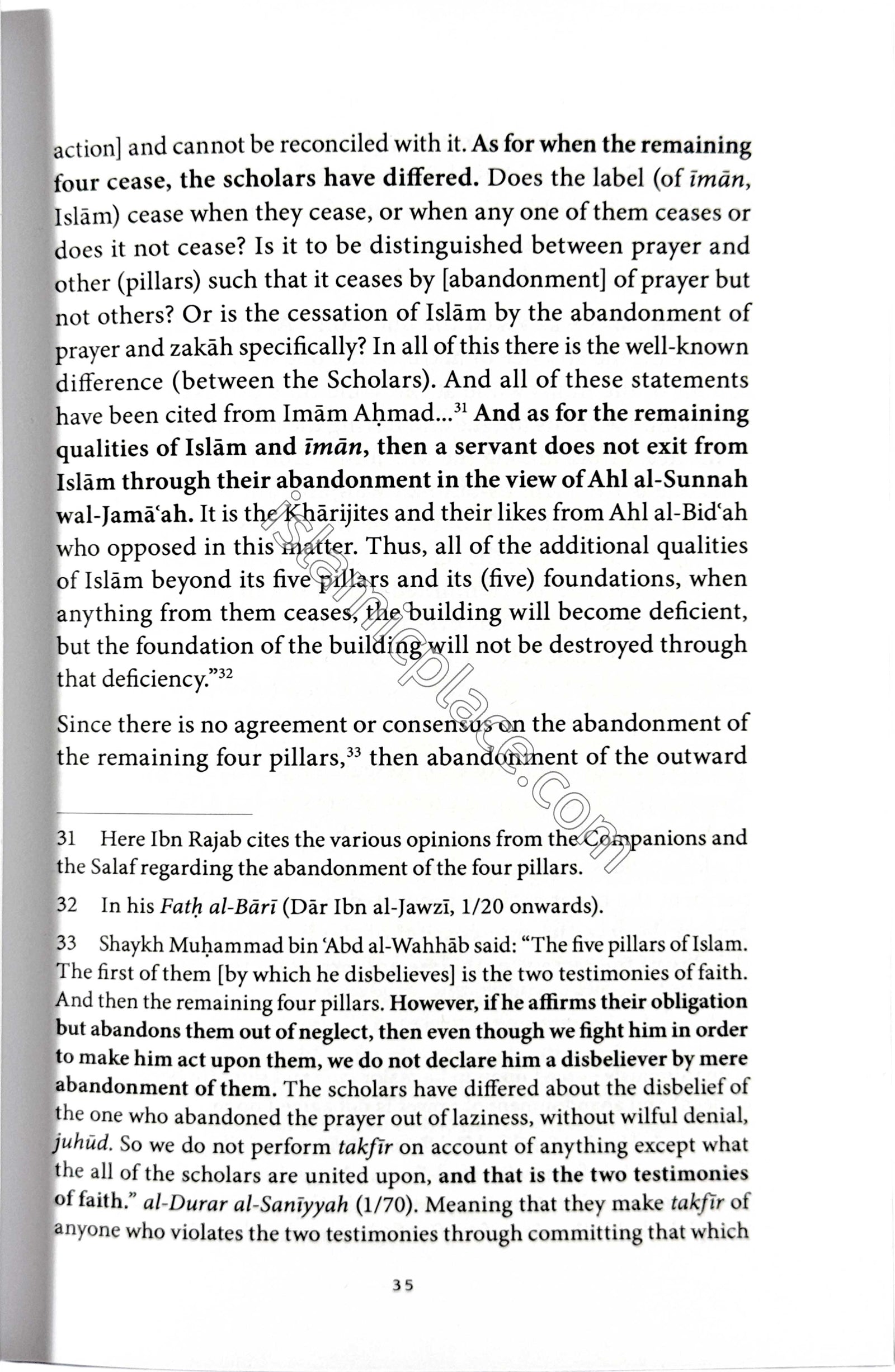Repelling the Accusations of Irja' From the Scholars of Ahl Al-Sunnah - Unravelling the Deception of the Takfiris and Haddadis in Maligning the Salafi Scholars