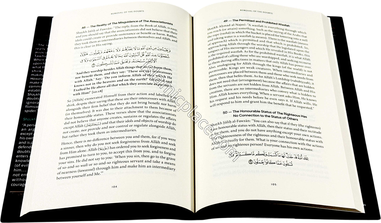 Text, Translation and Commentary of Removal of the Doubts - Notes by Abu 'Iyaad