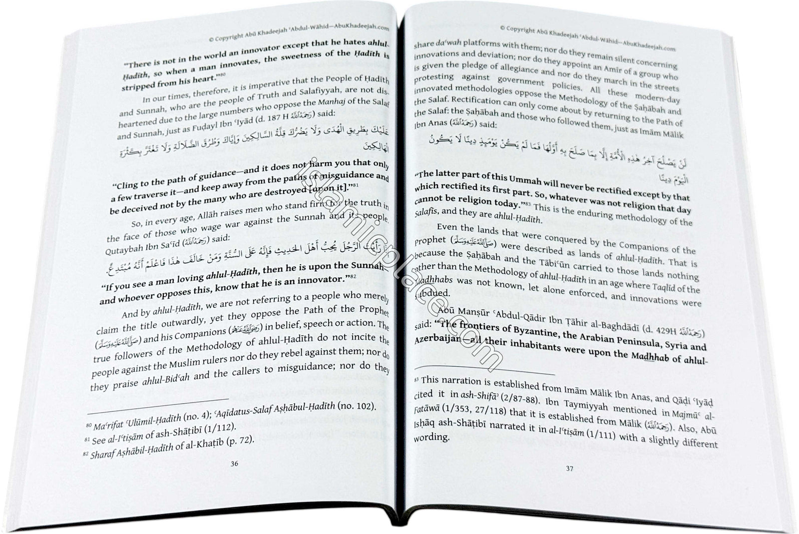 The Methodology of Ahlul-Hadith - The Path of ahlus-Sunnah wal-Jama'ah and the Righteous Salaf in Truth and the Dispraise of Blind-Following (Taqlid)