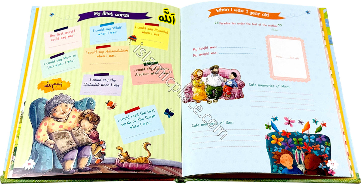 Muslim Baby Book for Boys - Keep a Record of Your Baby's Special Moments