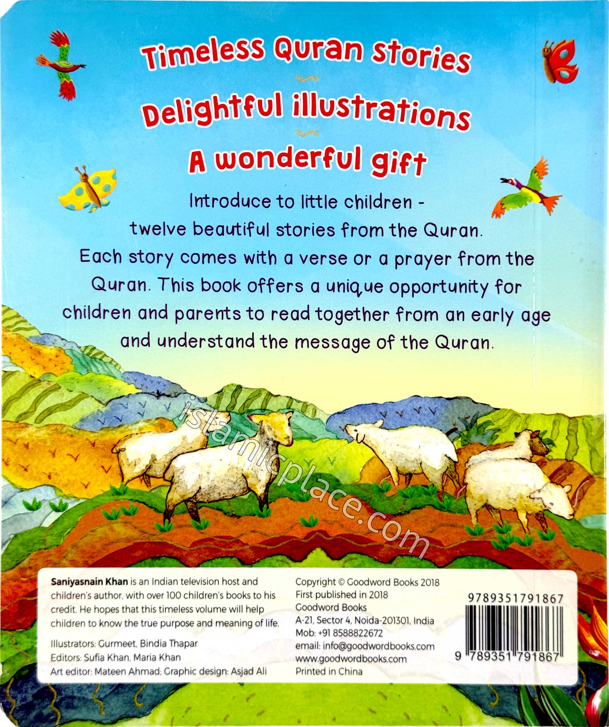 Quran Stories for Toddlers - Board Book for Boys