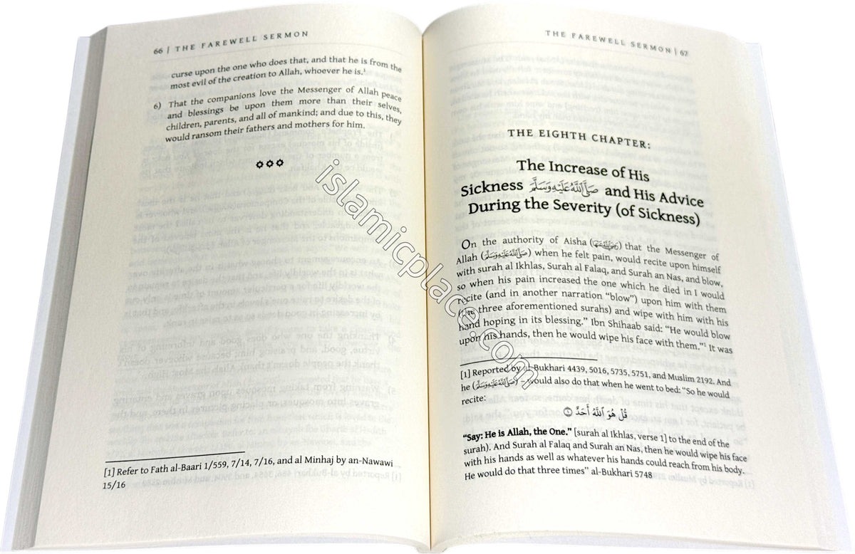 The Farewell Sermon - Lessons, Advices & Admonishments