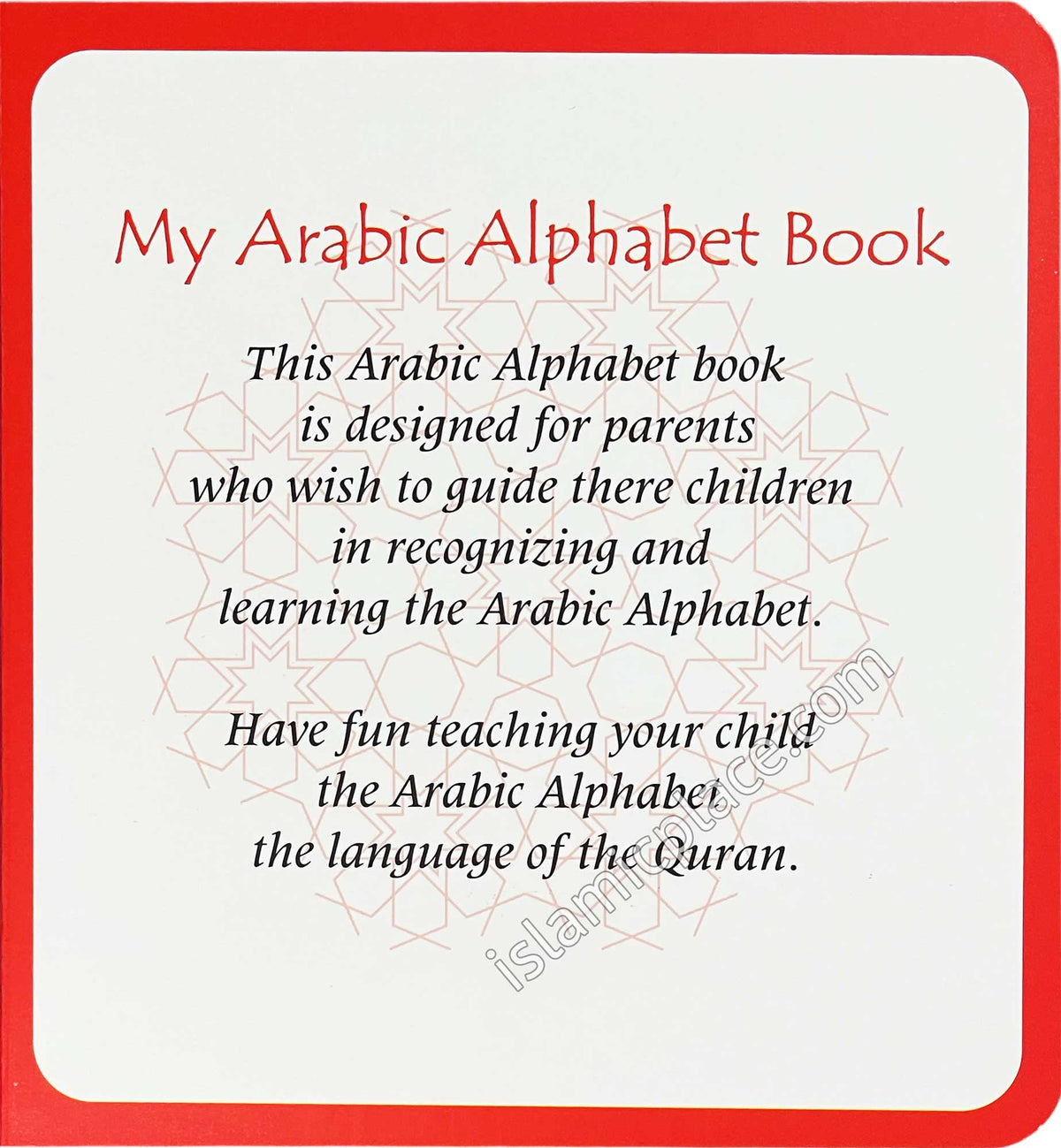 My Arabic Alphabet Book