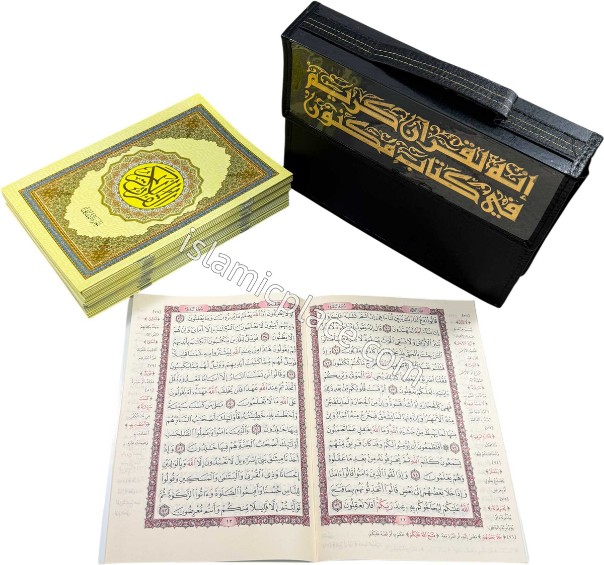 [30 vol set] Arabic: Quran Mushaf Madina Uthmani script 30 Part set (7" x 9.5") Paperback