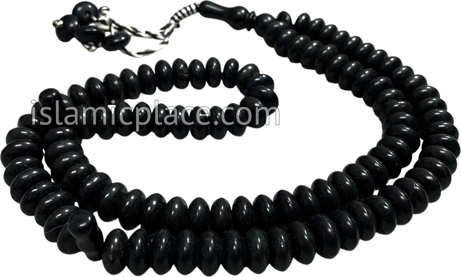 Black - Large Bead Talib Tasbih Prayer Beads