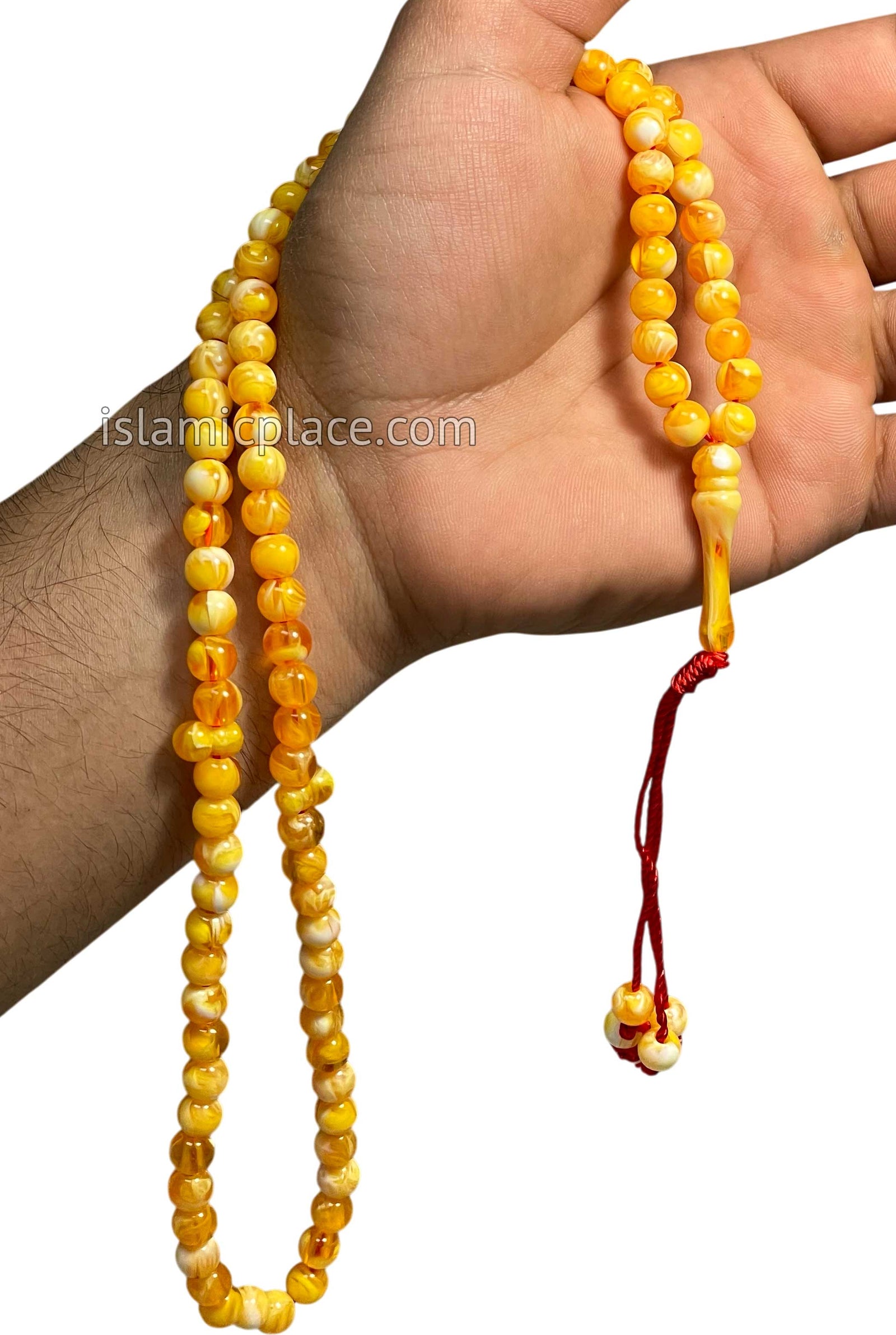 Amber Gold - Khalil Tasbih Prayer Beads