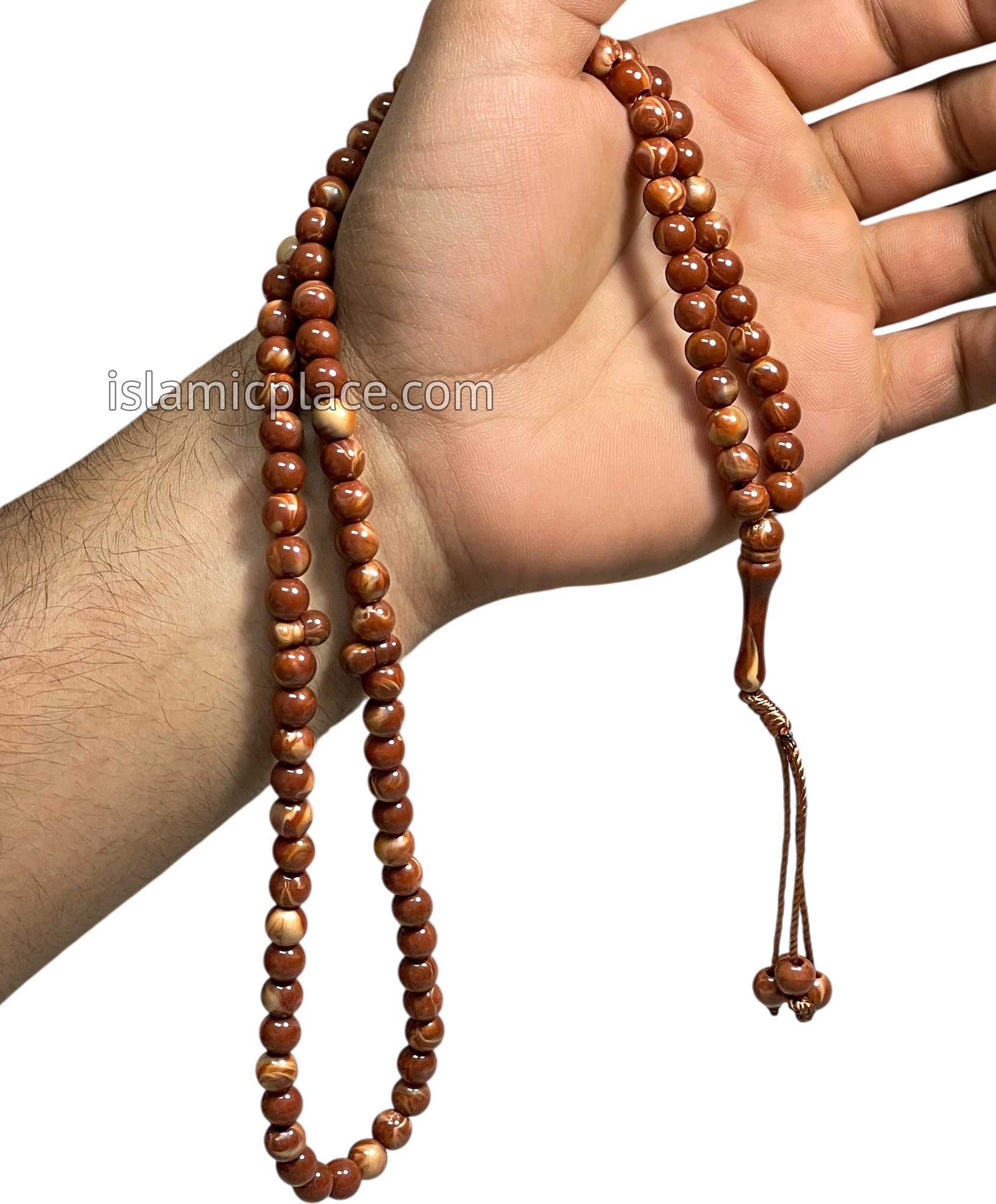Mahogany - Khalil Tasbih Prayer Beads