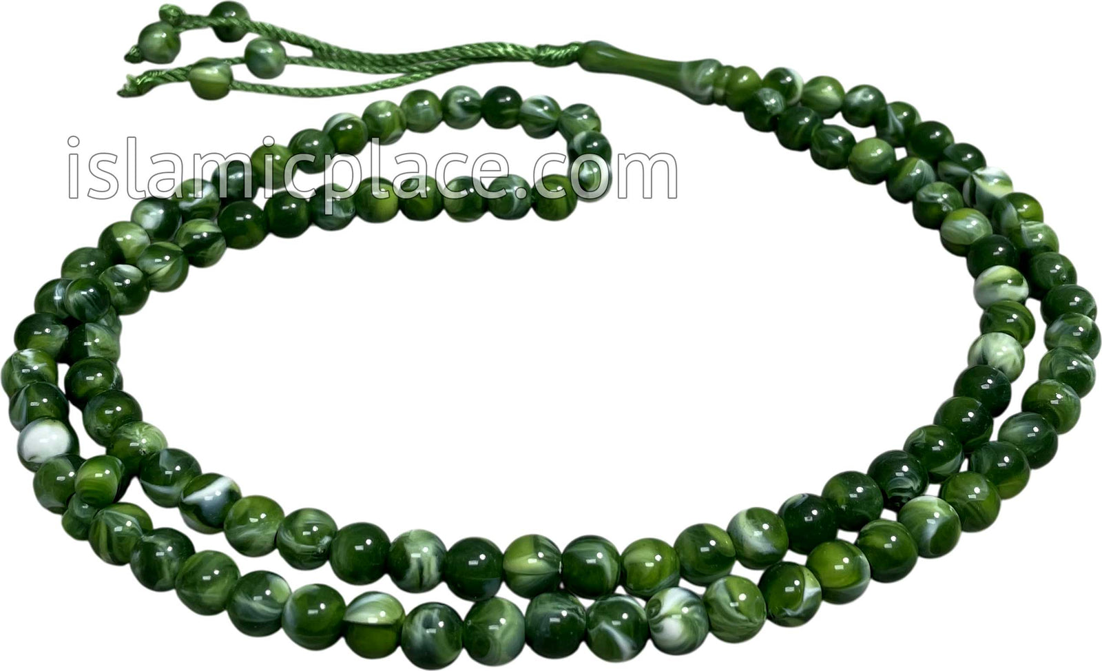 Marble Green - Khalil Tasbih Prayer Beads