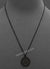 Black Round Allah Stainless Steel Necklace - jp15