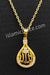 Gold Eyedrop Stainless Steel Necklace - jp18