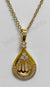Gold Eyedrop Stainless Steel Necklace - jp18