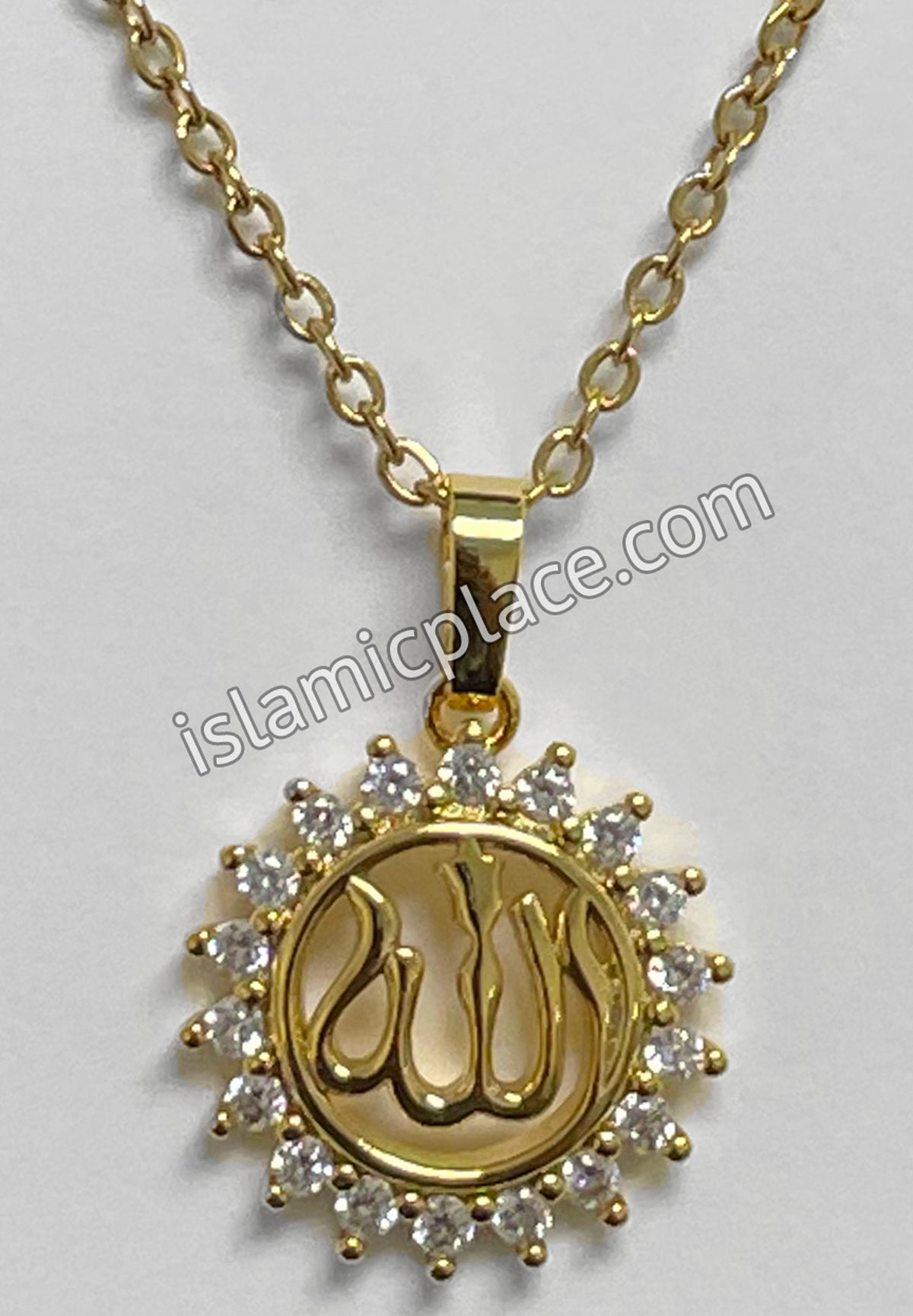Gold Allah Stainless Steel Necklace - jp19