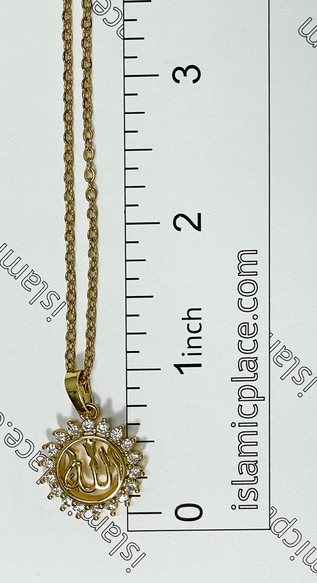 Gold Allah Stainless Steel Necklace - jp19