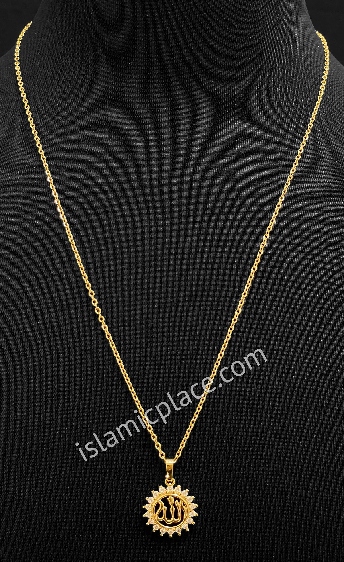 Gold Allah Stainless Steel Necklace - jp19